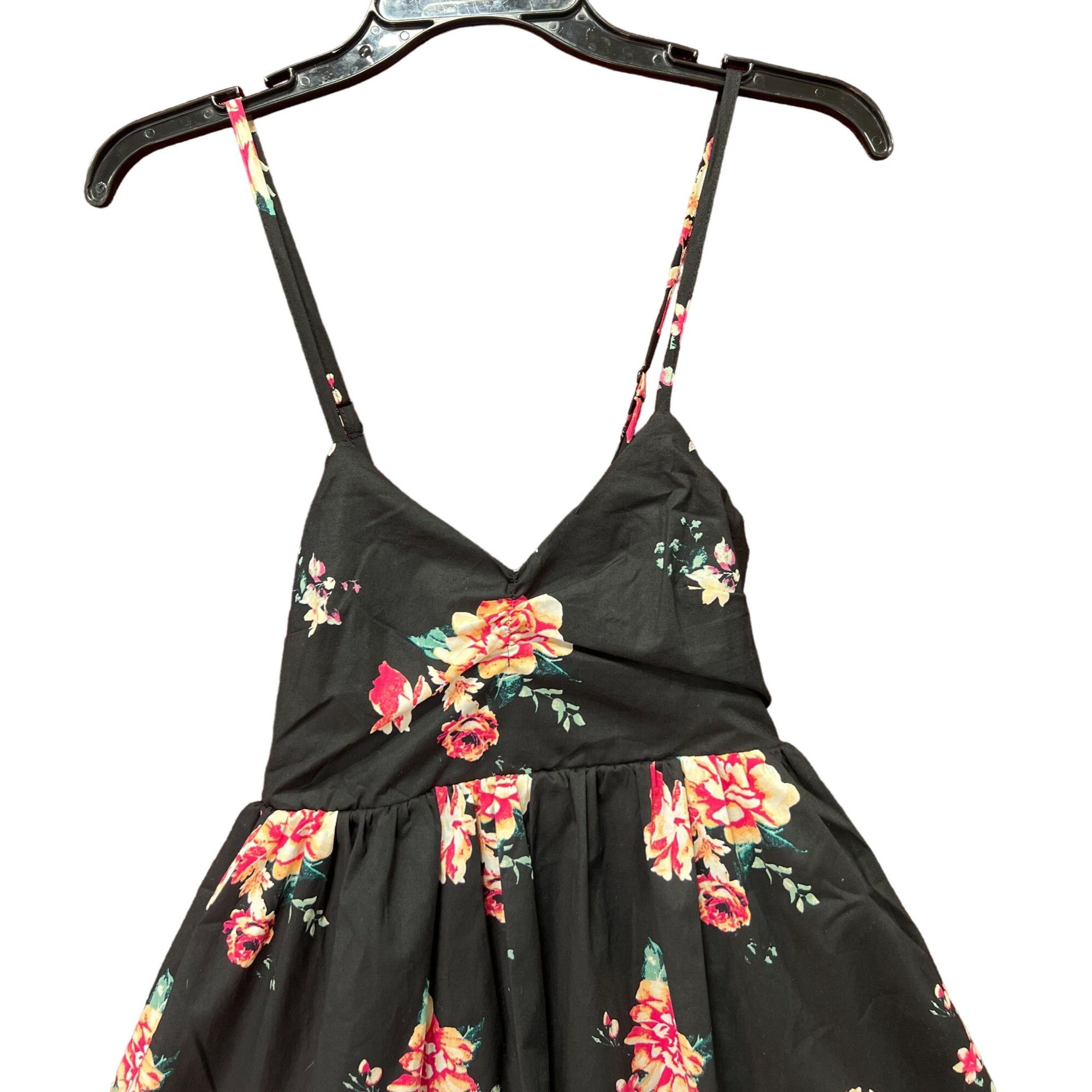 rue21 Rue 21 - Women's Floral Mini Dress - Black - Extra Small Size XS / US 0-2 / IT 36-38 - 12 Thumbnail