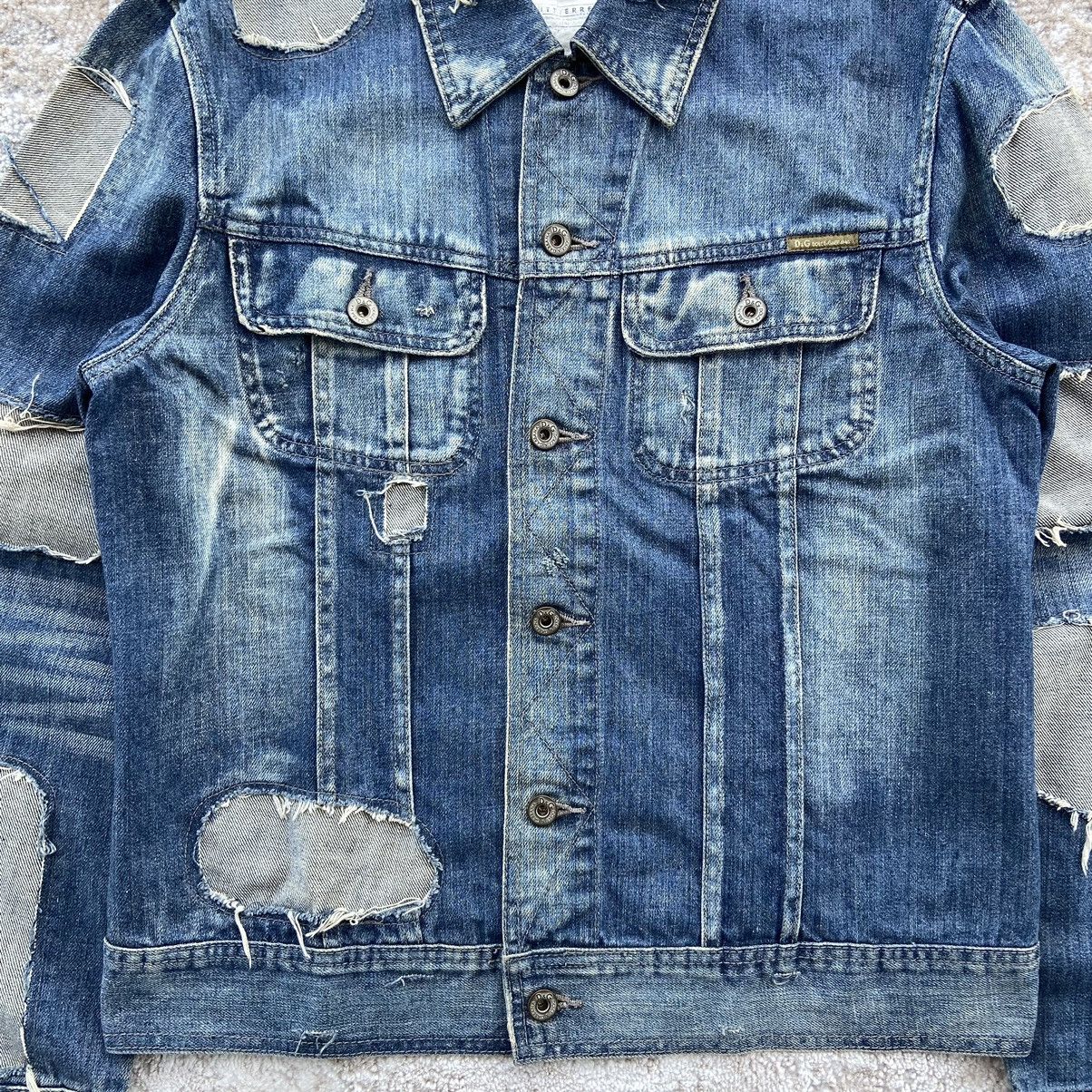 Dolce & Gabbana AW04 Dolce & Gabbana Reconstructed Denim Jacket Size US L / EU 52-54 / 3 - 10 Thumbnail