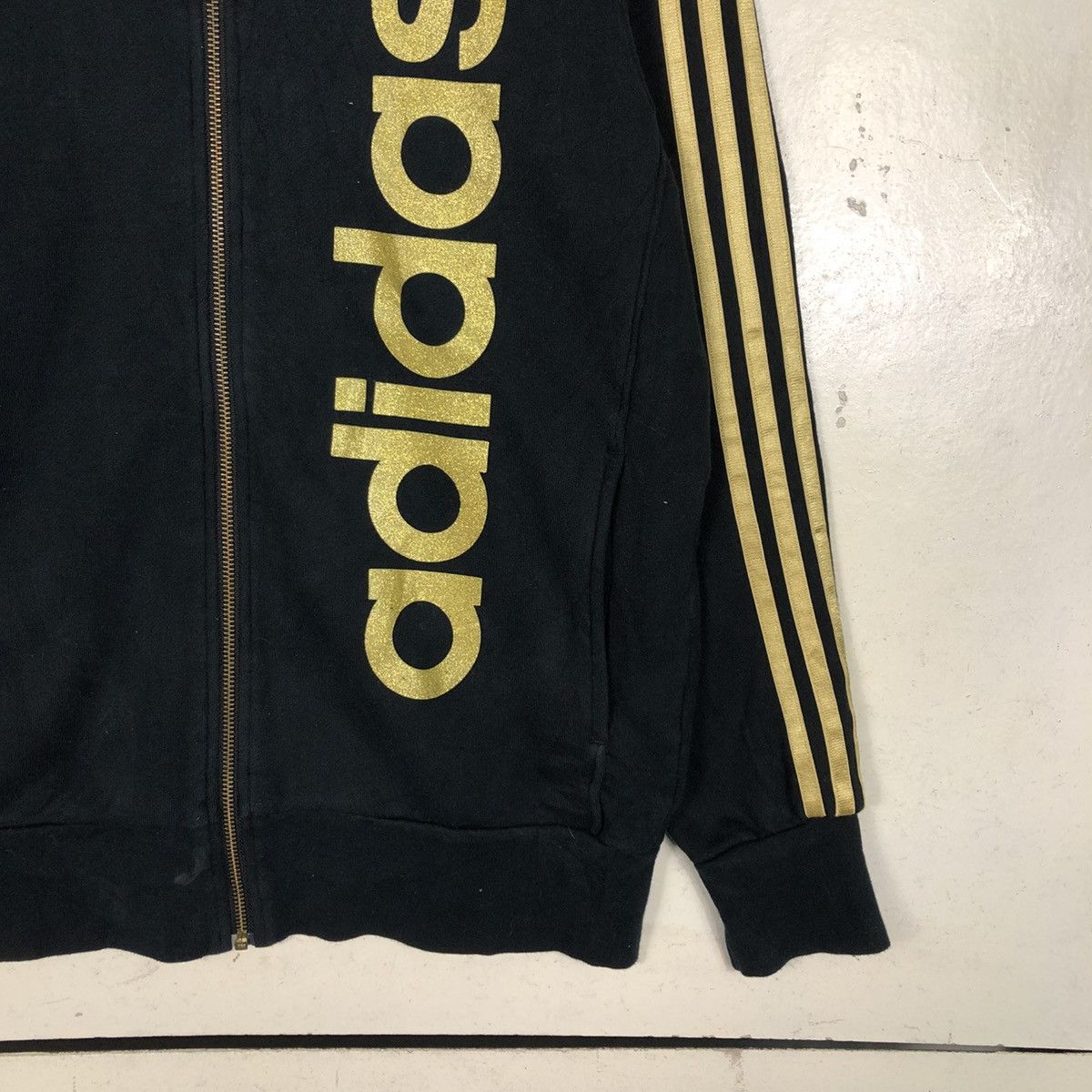 Adidas 📌Adidas Striped Design Zipper Jacket Size US L / EU 52-54 / 3 - 7 Thumbnail
