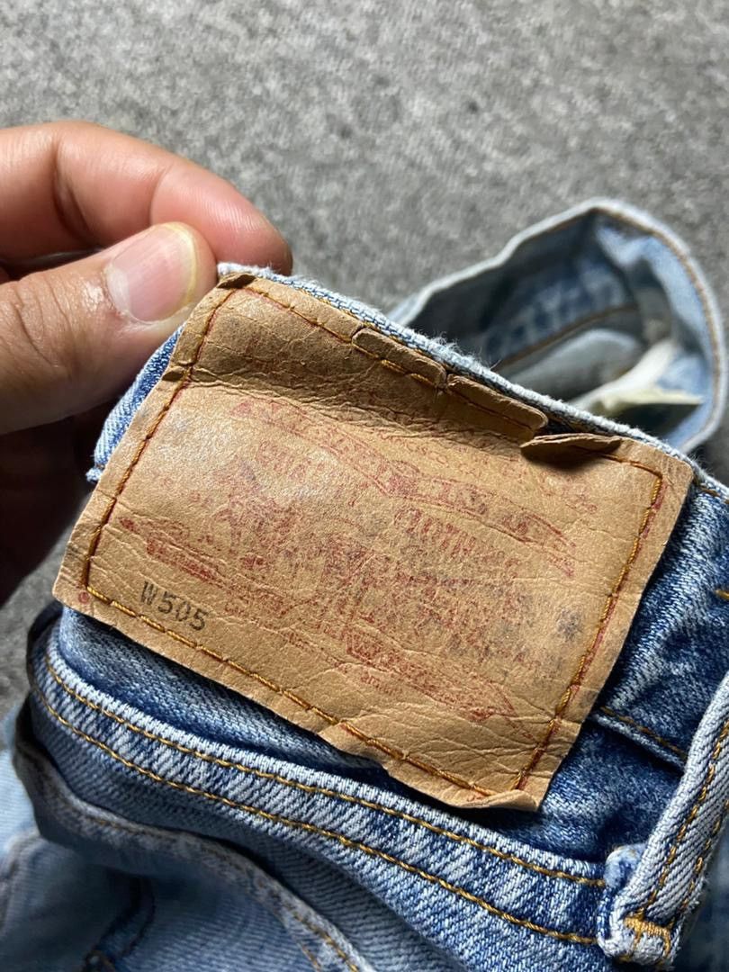 Levi's Levis Strauss Co. 505 Regular Fit Denim Jeans (155) Size US 27 - 3 Thumbnail