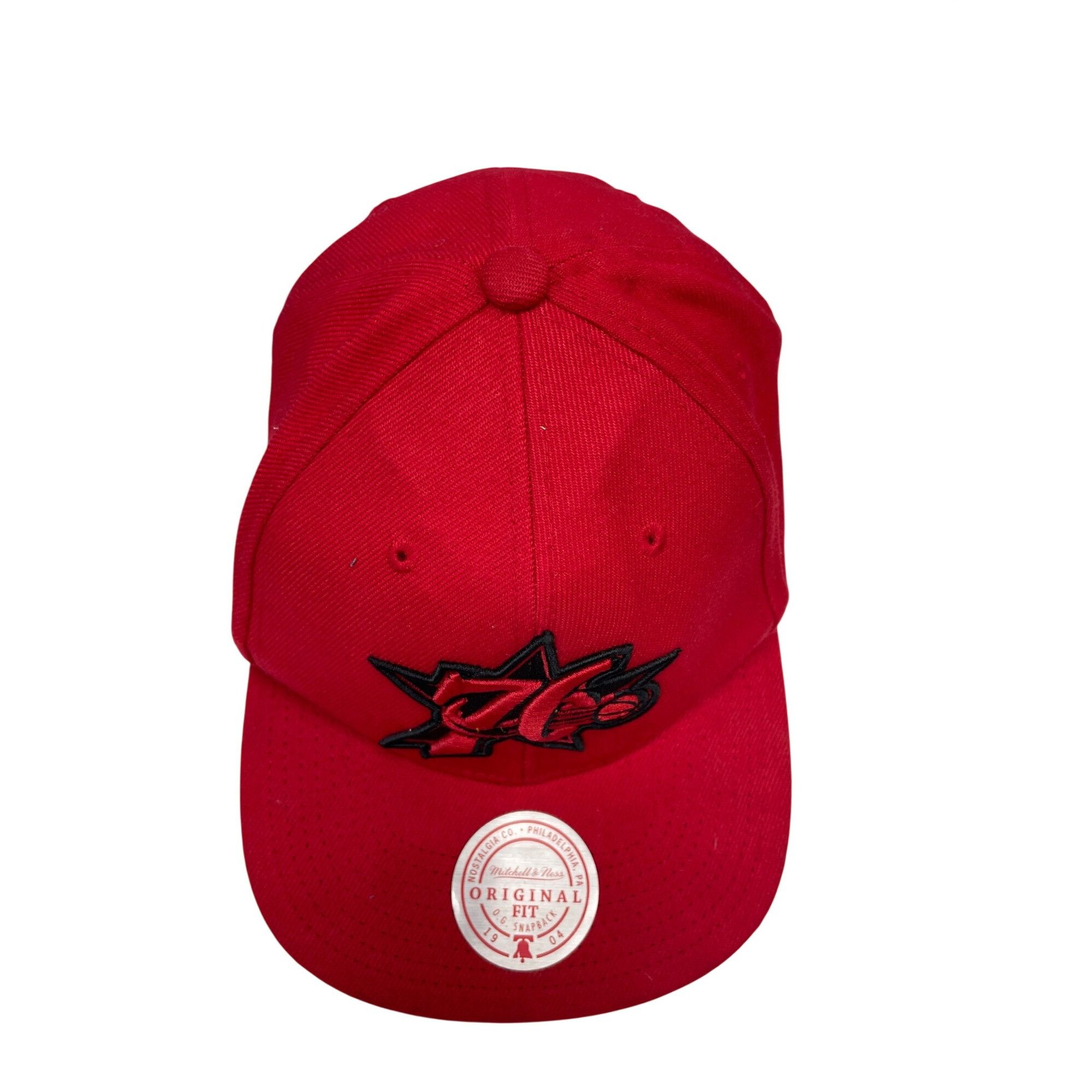 Mitchell & Ness Mitchell Ness Philadelphia 76ers Original Fit Red Snapback H Size ONE SIZE - 7 Thumbnail