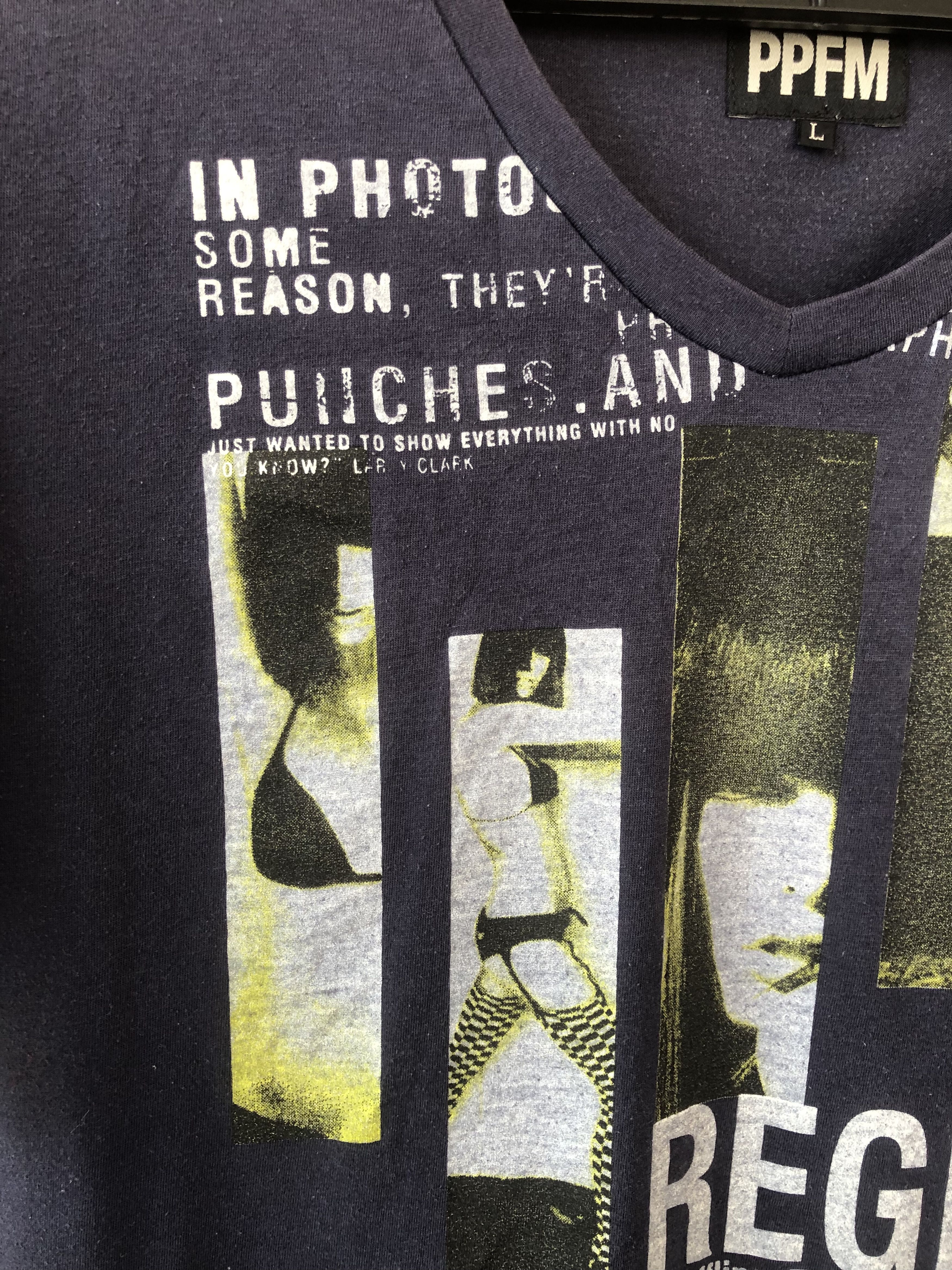 PPFM PPFM Nude Girl Porn Star V Neck Tee Size US M / EU 48-50 / 2 - 4 Thumbnail