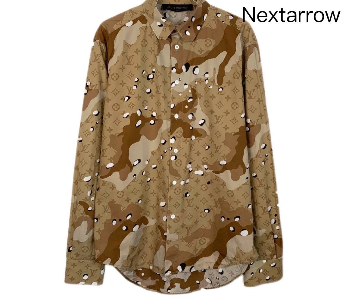 Louis Vuitton LV with Old Cotton Long Sleeve Shirt