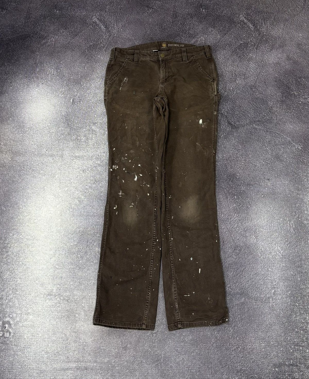 Carhartt Vintage Carhartt Workwear Y2K Brown Hype Carpenter Pants Size US 30 / EU 46 - 2 Thumbnail