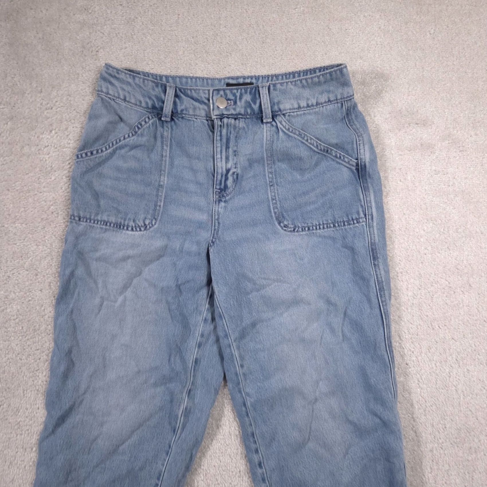Talbots Talbots Summerweight Straight Leg Ankle Denim Jeans Women’s 4P Capri Capris Stretch 5-Pocket Blue XS? 28? 4P 22Inseam? Size 28" / US 6 / IT 42 - 3 Thumbnail