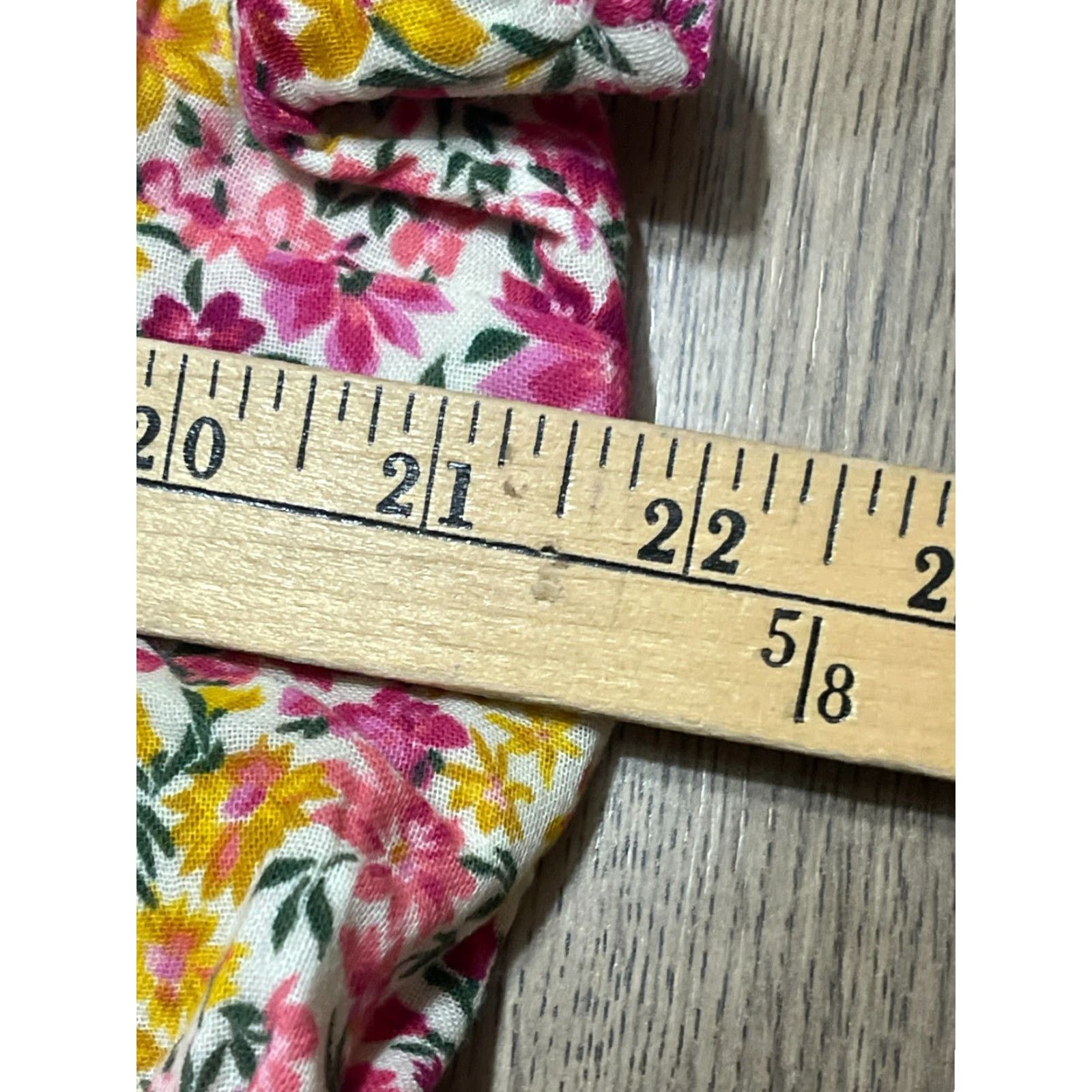Vintage Terra & Sky Shirt Women's Plus Size 1X V-Neck Floral Short Sleeve Pullover Casual Yellow Pink Green Size XL / US 12-14 / IT 48-50 - 6 Thumbnail