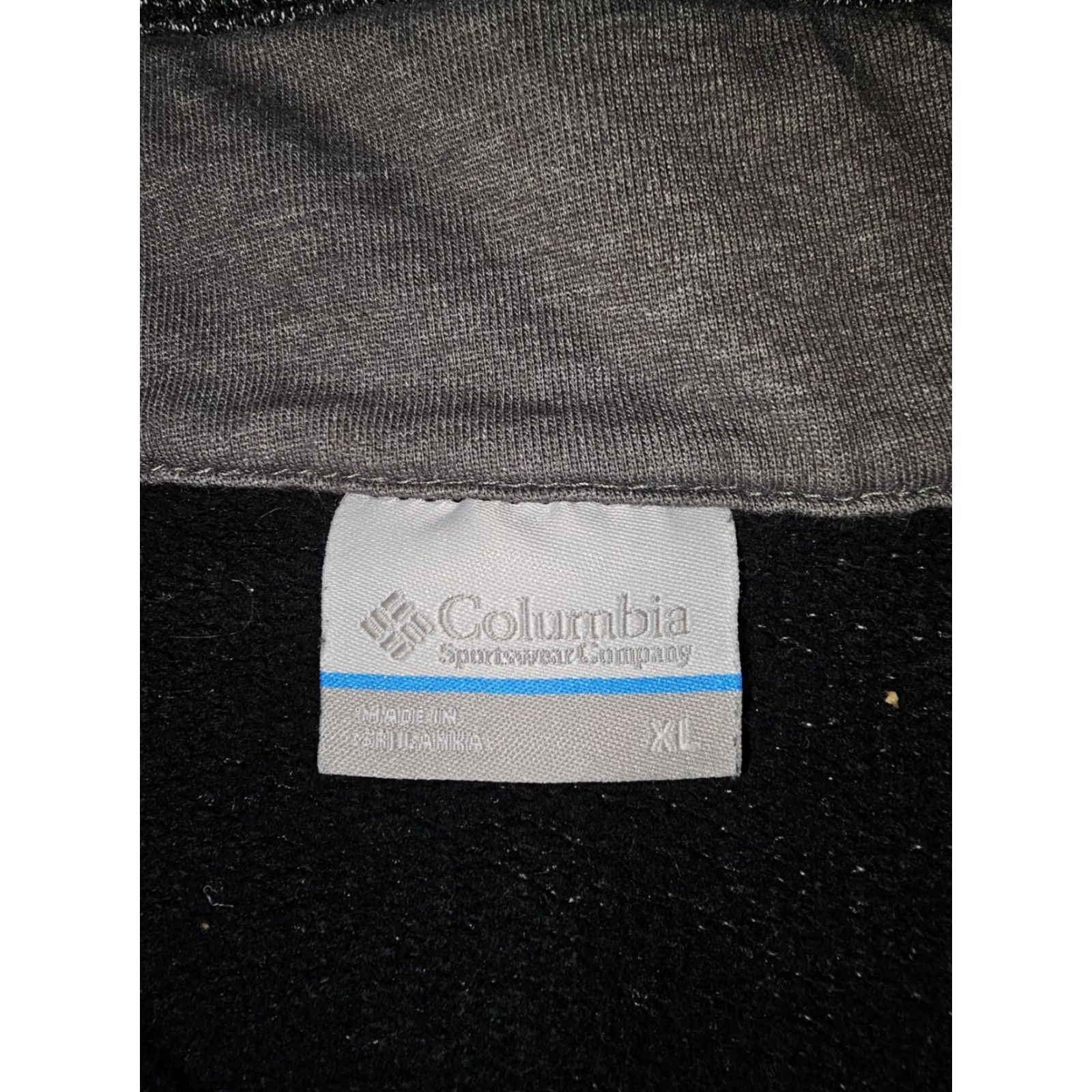 Vintage Columbia Sportswear Classic 1/4 Zip Pullover Mock Neck Sweatshirt Men XL Charcoal Gray 90s Outdoor Sports Mens Size US XL / EU 56 / 4 - 5 Thumbnail