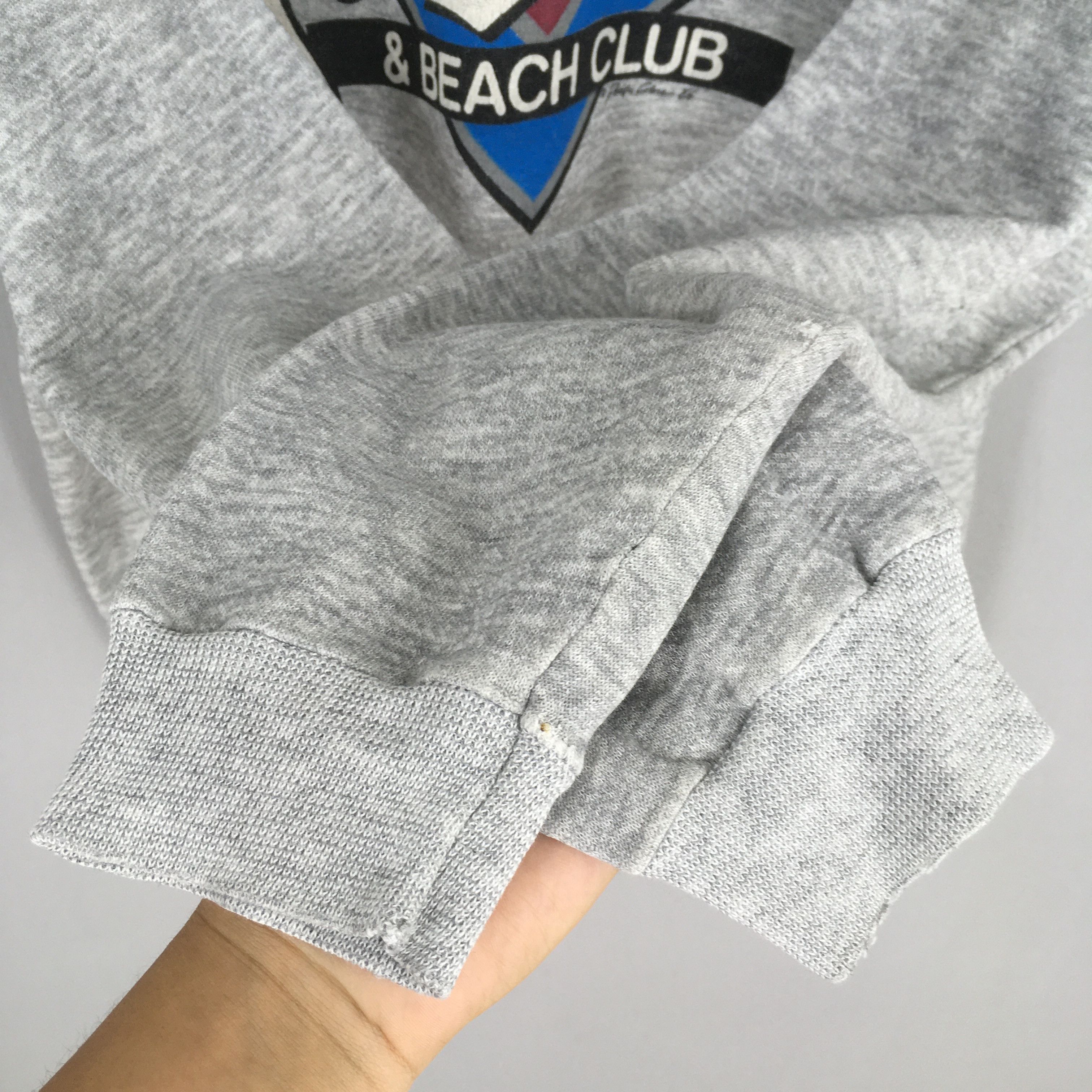 Hanes × Vintage Vintage Alcatraz Beach Club Sweatshirt Large Size US L / EU 52-54 / 3 - 4 Thumbnail