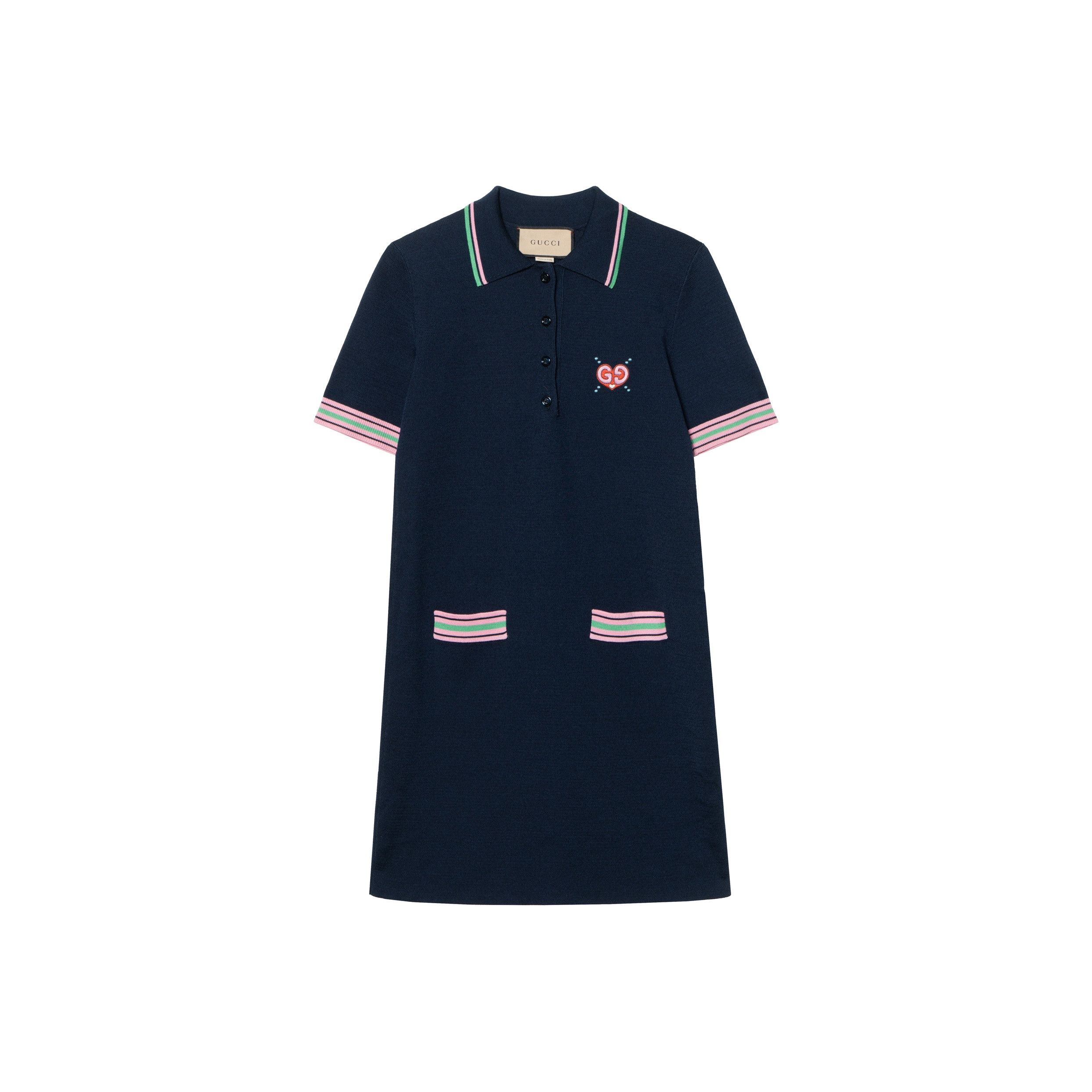 Gucci Gucci Heart Logo Polo Dress Size S Size S / US 4 / IT 40 - 1 Thumbnail