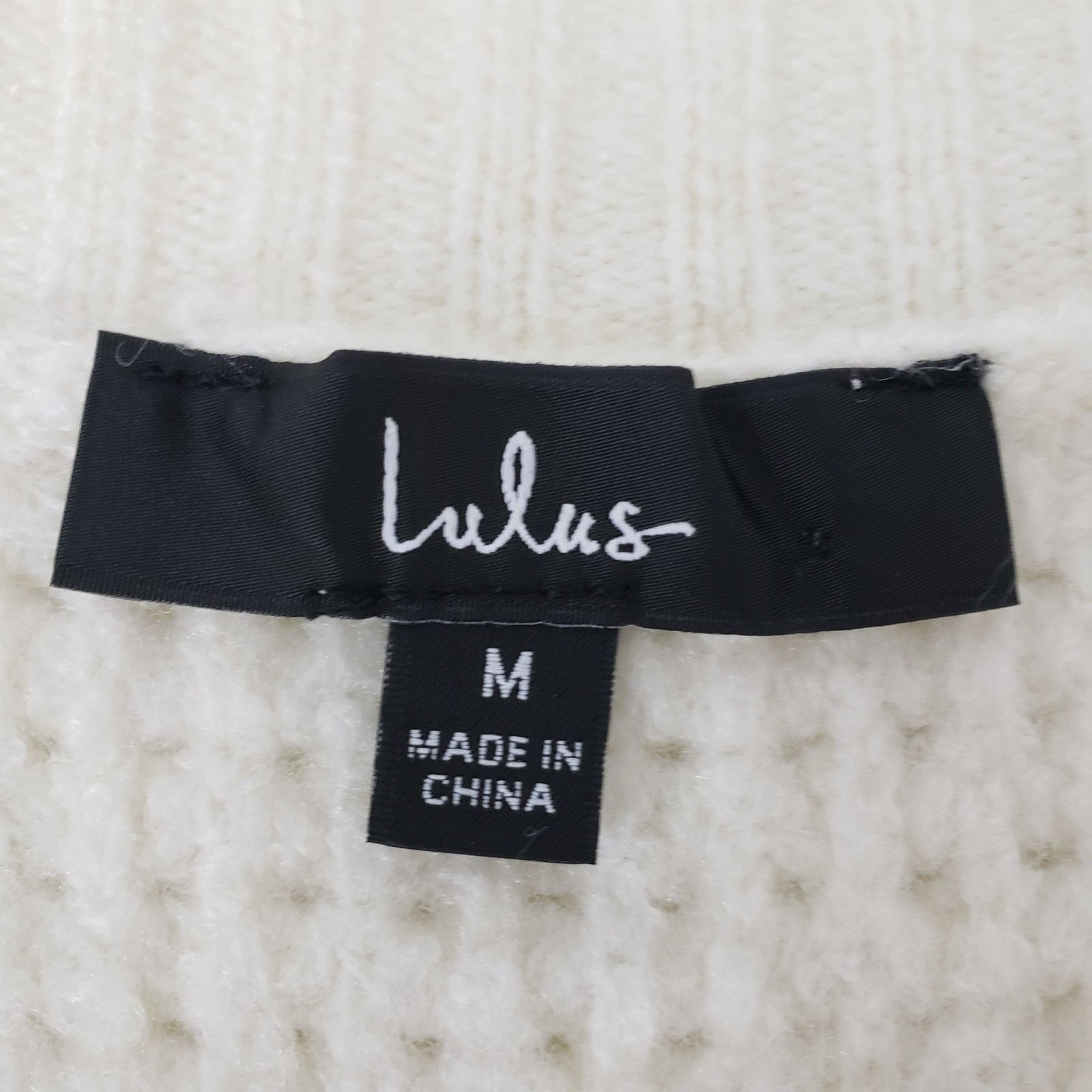 Lulus NWOT Lulus Warming Up to You Knit Cropped Cardigan Sweater Size M / US 6-8 / IT 42-44 - 13 Thumbnail