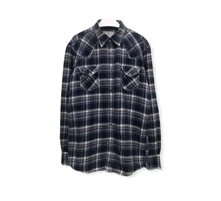 image of Alphasophy Flannel Shirt Button Up, Men's (Size Large)