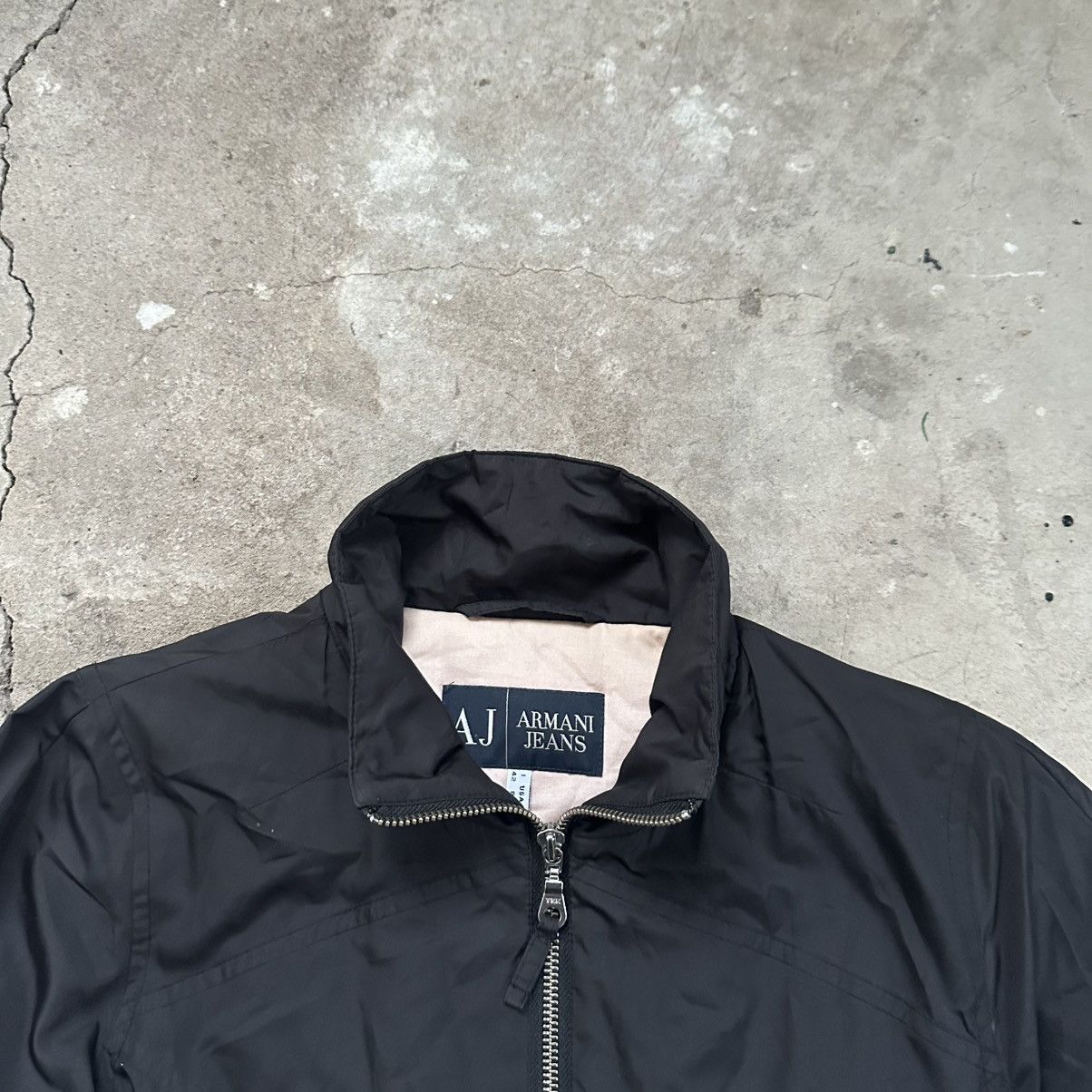 Armani Vintage 90’s Armani Jeans bomber Zip Jacket S-M Size M / US 6-8 / IT 42-44 - 5 Thumbnail