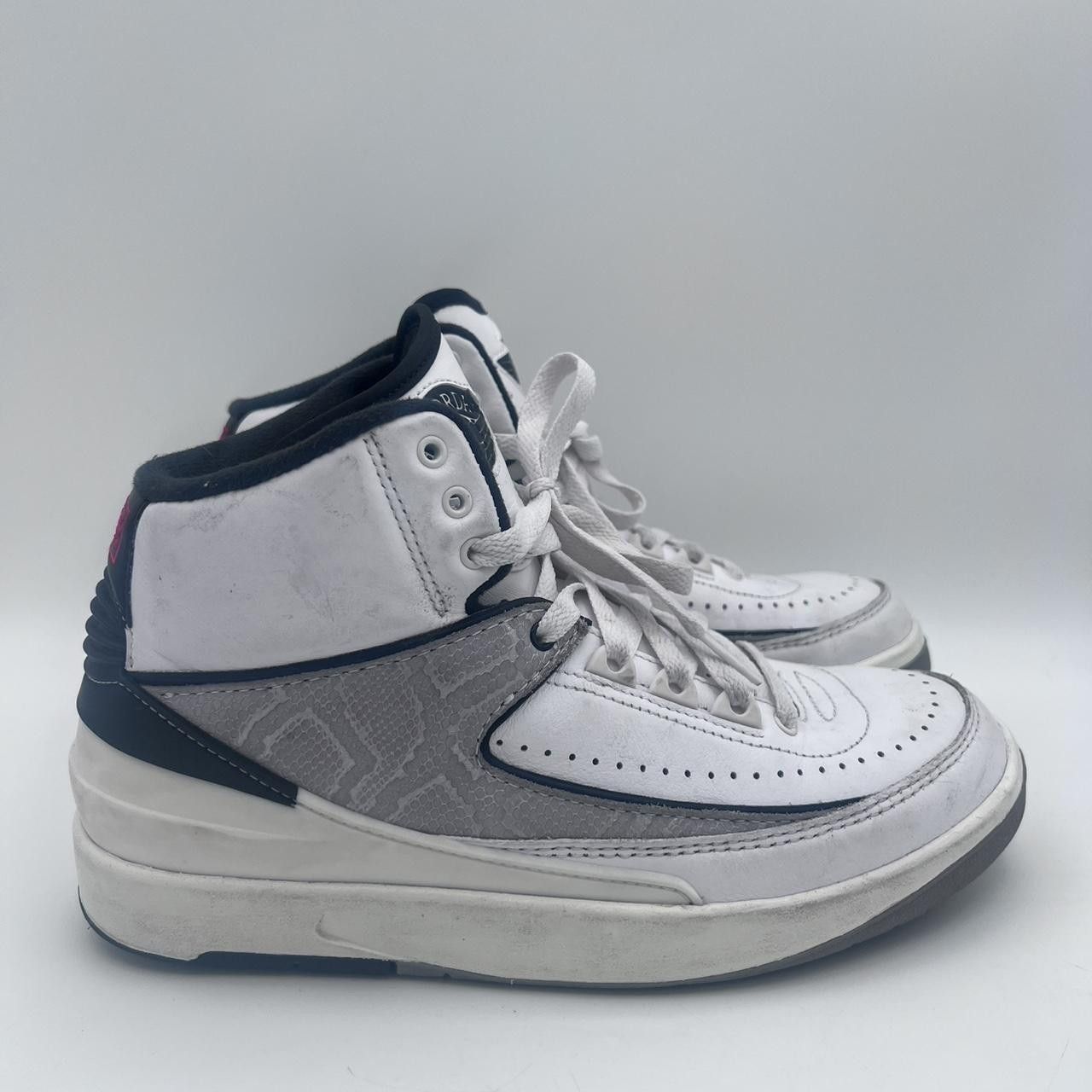 Jordan Brand Size 6.5-Nike Air Jordan 2 Retro Python White Fire Red Size US 6.5 / EU 39-40 - 1 Thumbnail