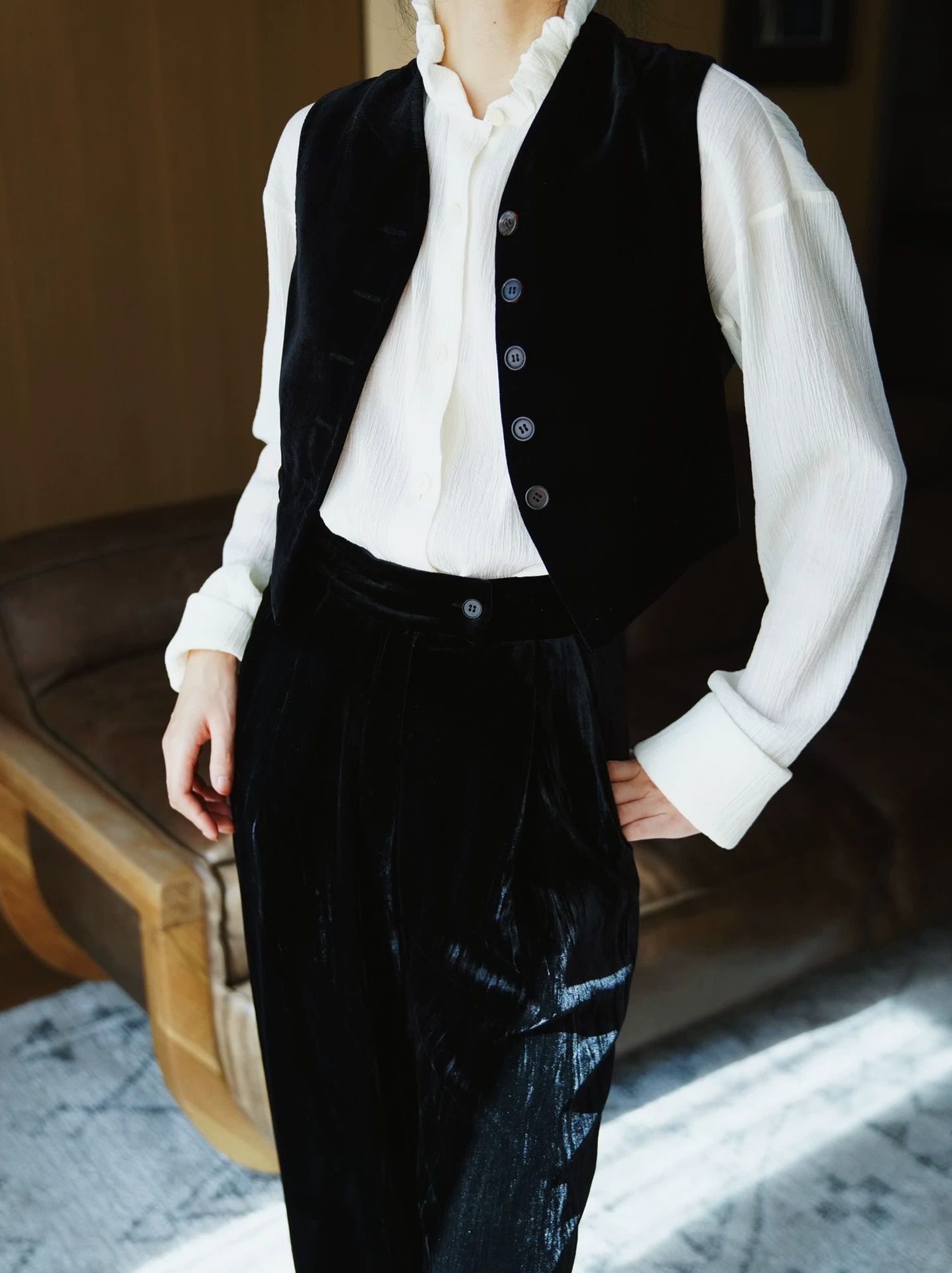 Other VIEUXNEW Countess Shirt women's Drop Shoulders Puffy Collar Size S / US 4 / IT 40 - 4 Thumbnail
