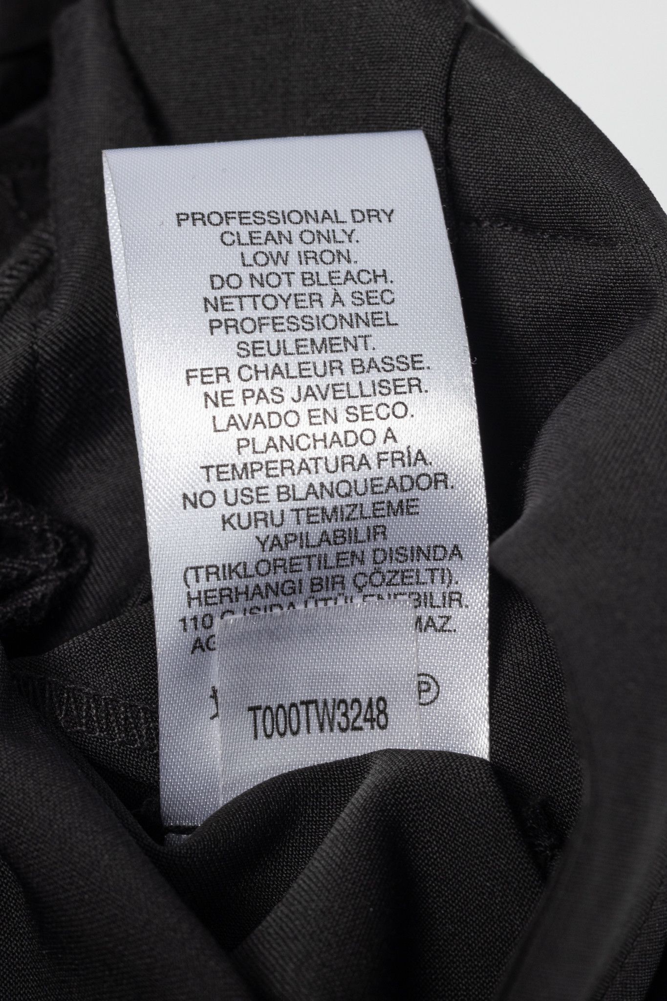 Tibi Tibi Stella Black Tropical Wool Removable-Ankle-Band Pants Size 27" / US 4 / IT 40 - 11 Thumbnail