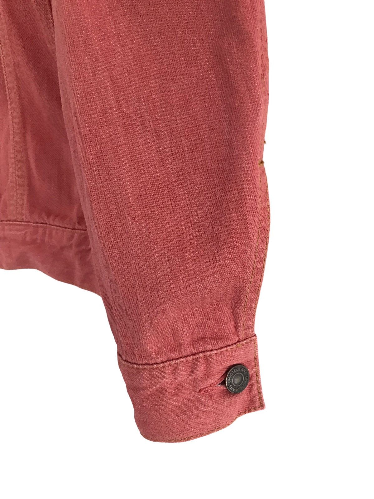 Uniqlo Uniqlo Raspberry Denim Jacket Size US L / EU 52-54 / 3 - 7 Thumbnail