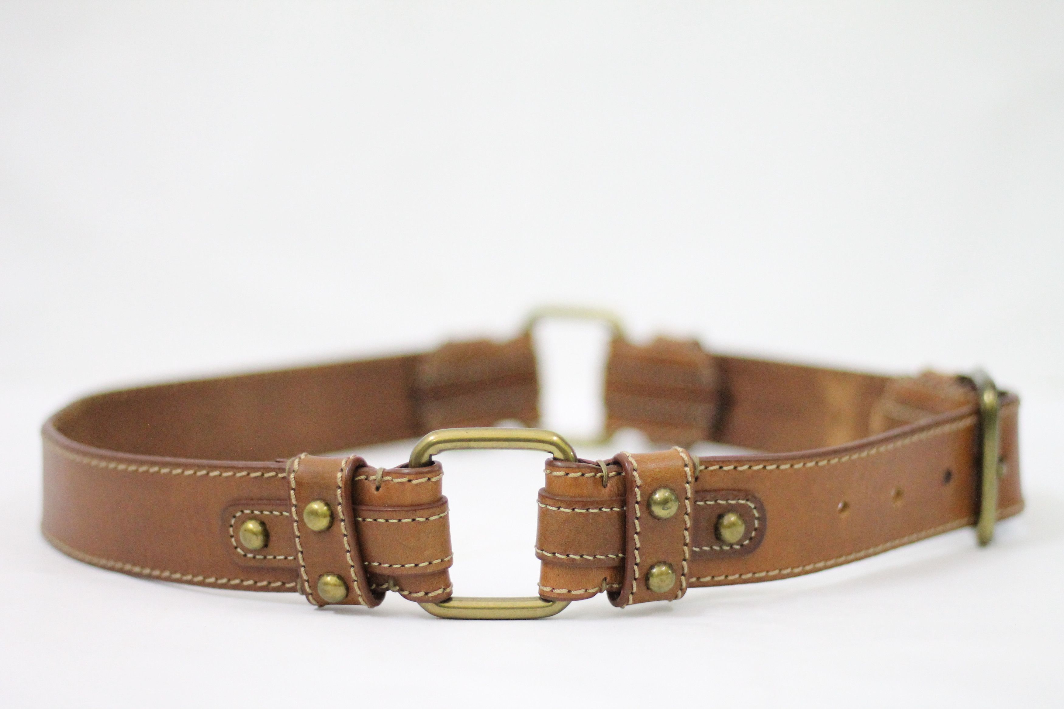 Ralph Lauren RARE! Vintage RALPH LAUREN Leather Belt. Size ONE SIZE - 7 Thumbnail
