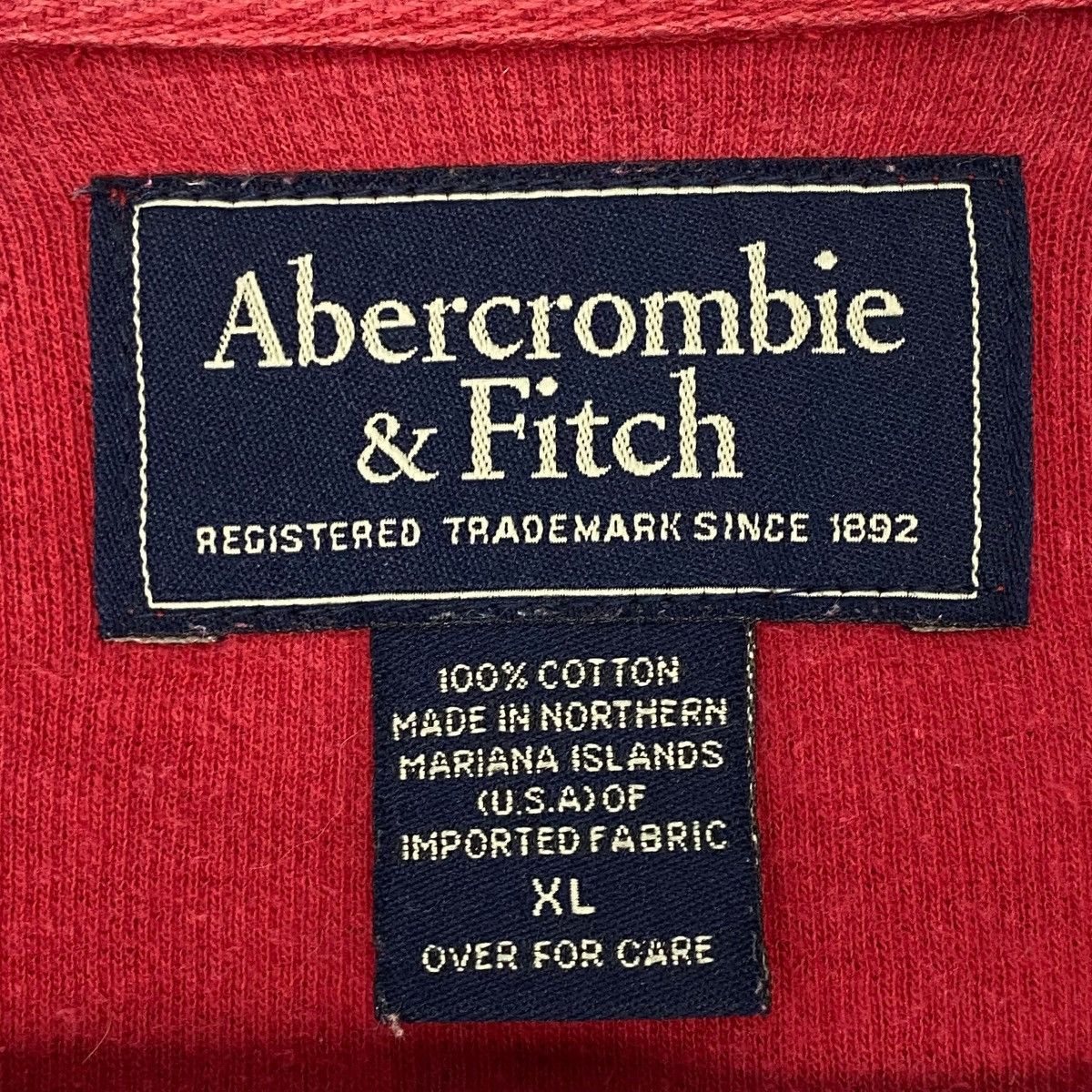 Other Vintage Abercrombie And Fitch Sweatshirt Crewneck Red Size US XL / EU 56 / 4 - 6 Thumbnail