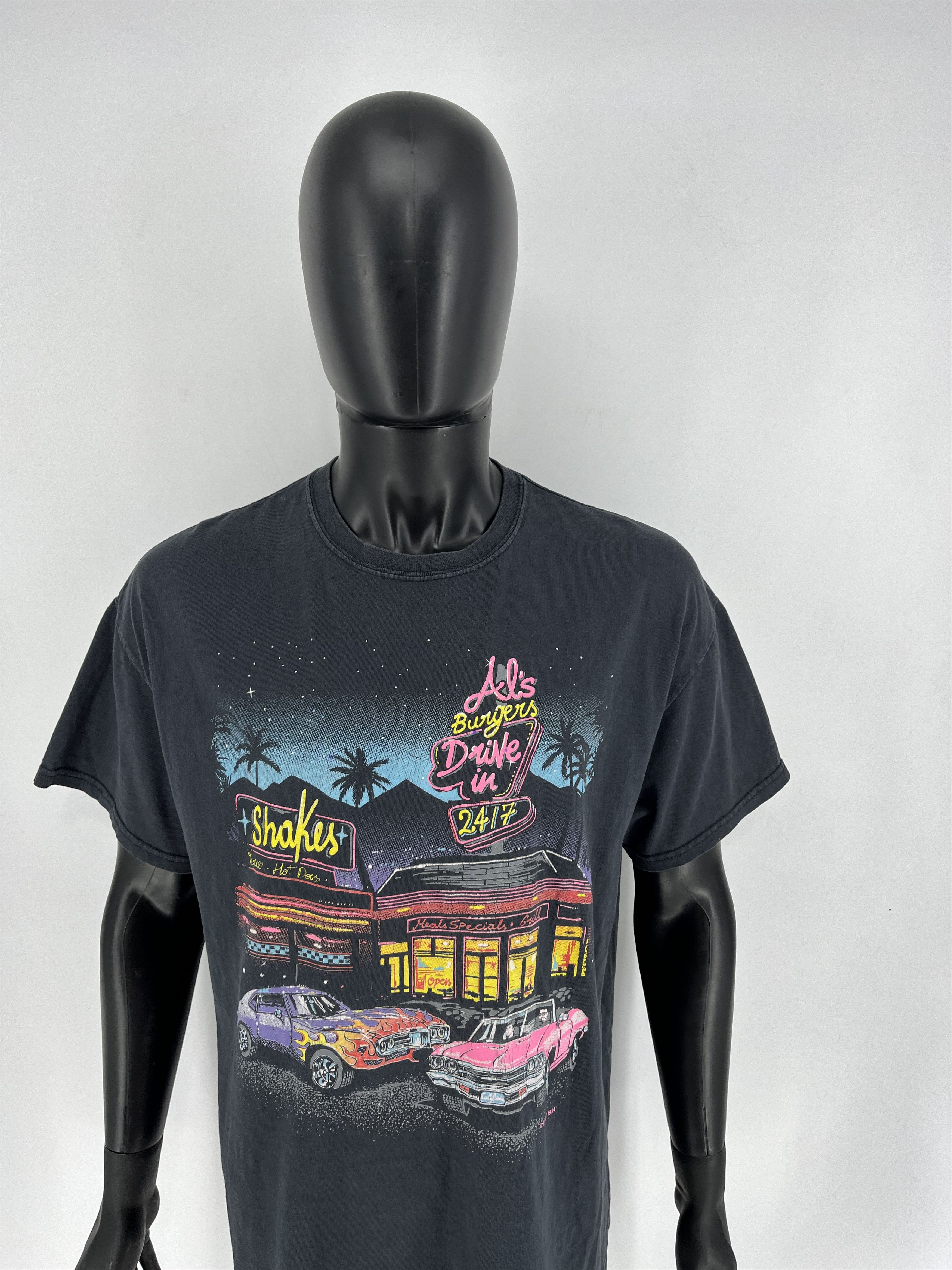 Vintage Vintage 2000 Y2K Black Hot Rod Racing Graphic Tee Fits Large Size US L / EU 52-54 / 3 - 5 Thumbnail