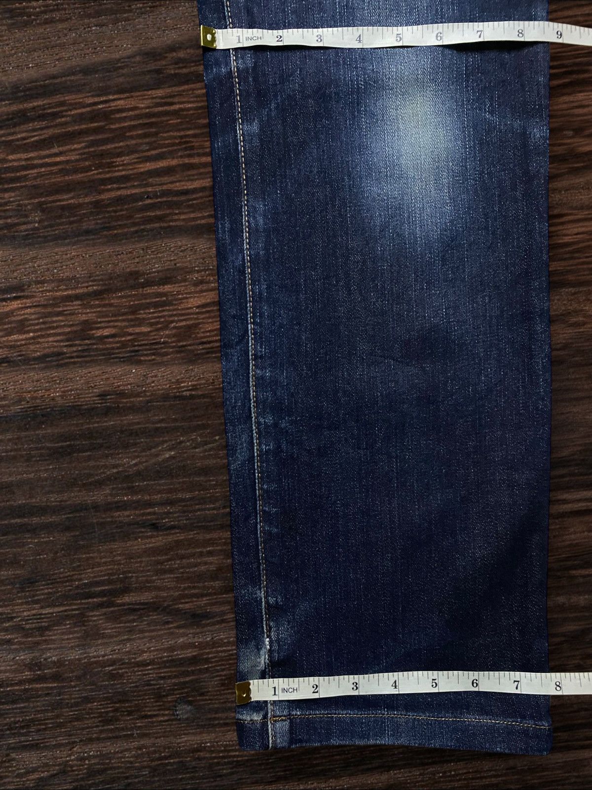 Jun Takahashi Vintage Japanese Brand Uniqlo Fade Wash Distressed Slim Jean Size US 30 / EU 46 - 15 Thumbnail