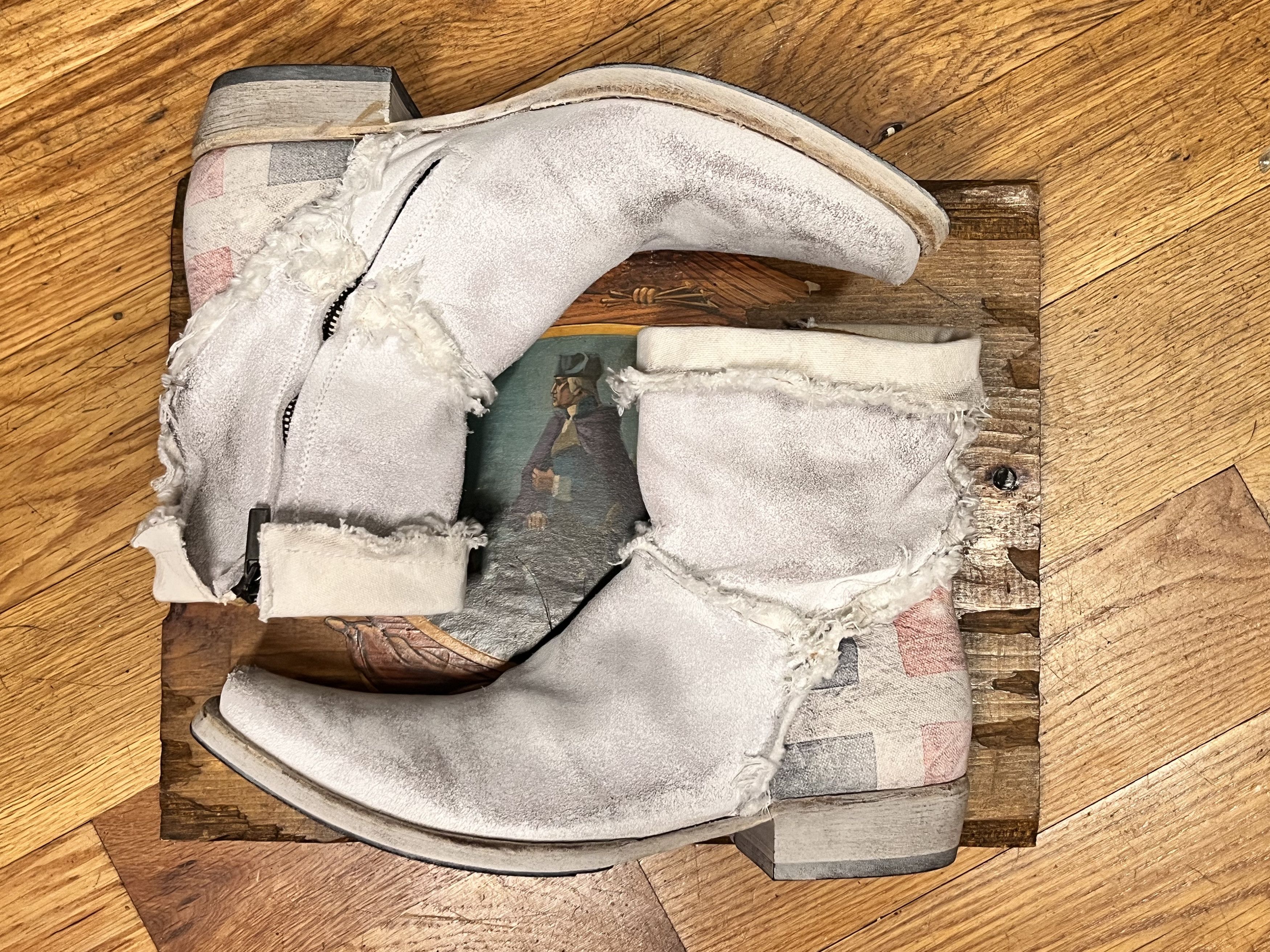 靴 NO/FAITH STUDIOS TEXAN BOOTS FLAG WHITE TEXAN BOOTS FLAG WHITE – NO/FAITH STUDIOS