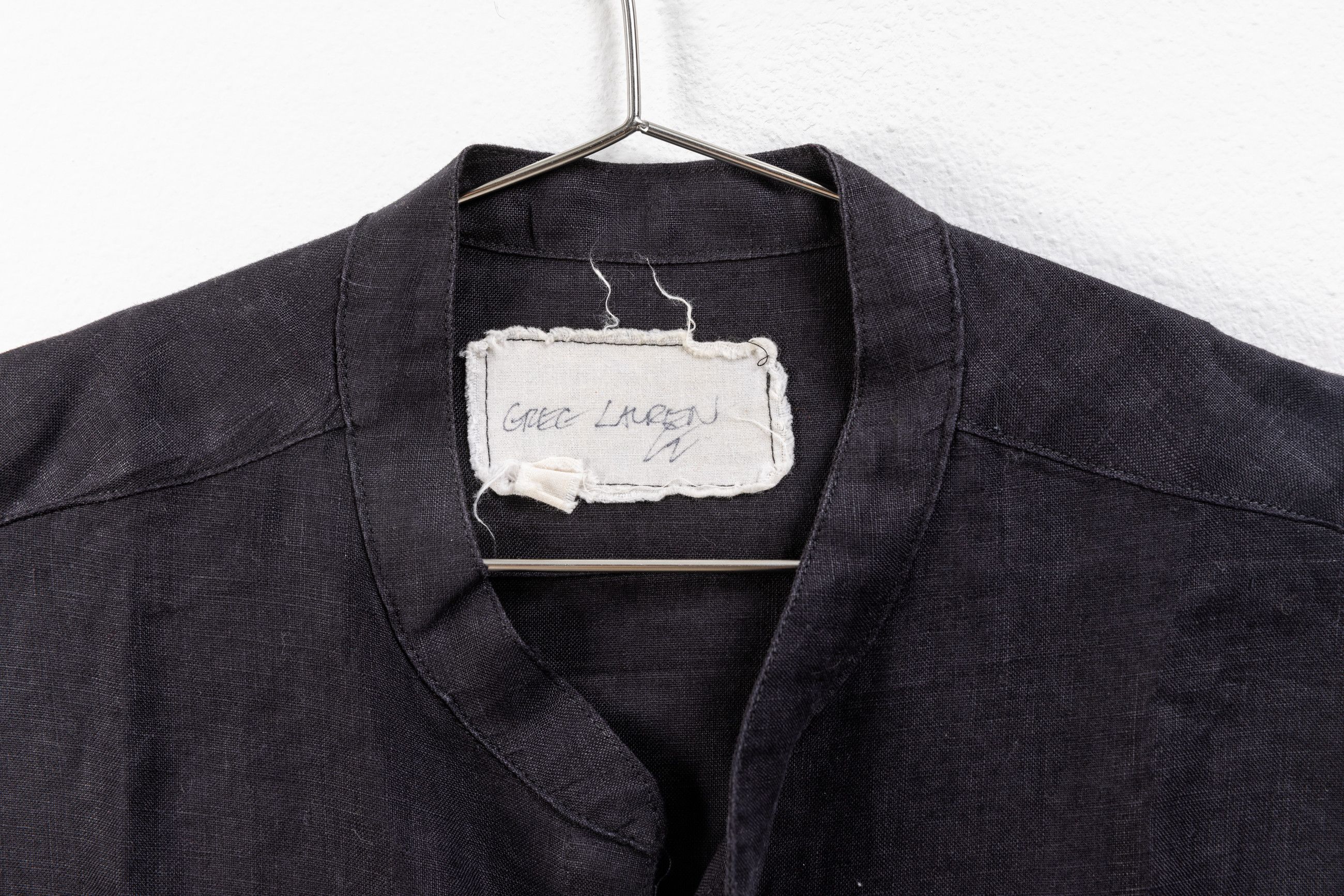 Greg Lauren Black crooked patchwork studio linen Size US S / EU 44-46 / 1 - 2 Thumbnail