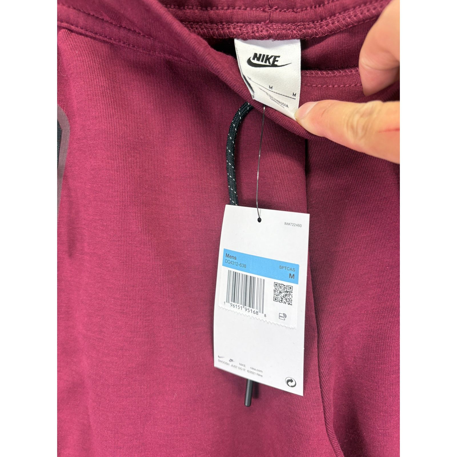 Nike Nike Tech Fleece Pants Sweatpants Mens Medium Beeet Purple M Size US 30 / EU 46 - 6 Thumbnail