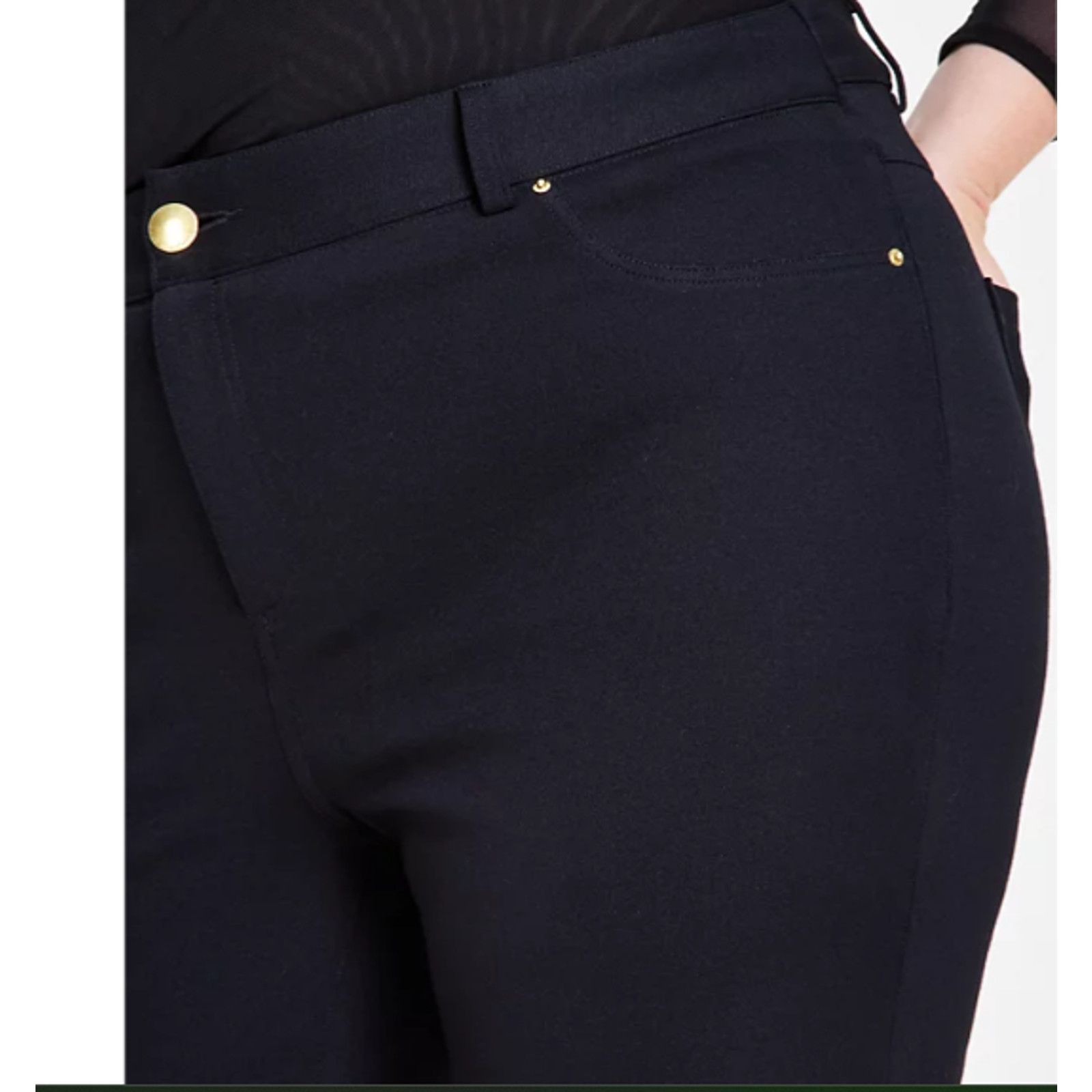 I.N.C New INC Womens Plus Size 26W Skinny Mid Rise Ponte Pants Size 42" / US 20 - 3 Thumbnail