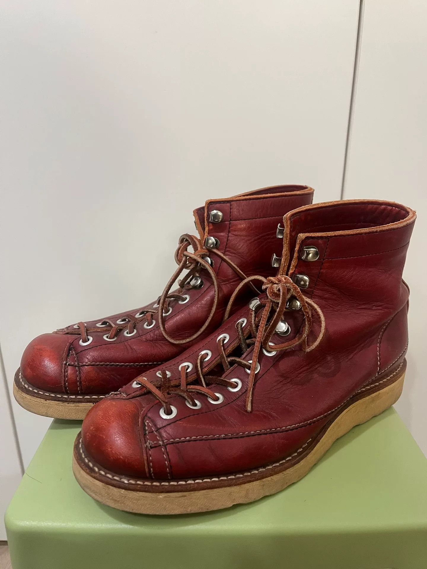 The Real McCoy's Joe McCoy Red Devil Short Face Boots Size US 7.5 / EU 40-41 - 1 Thumbnail