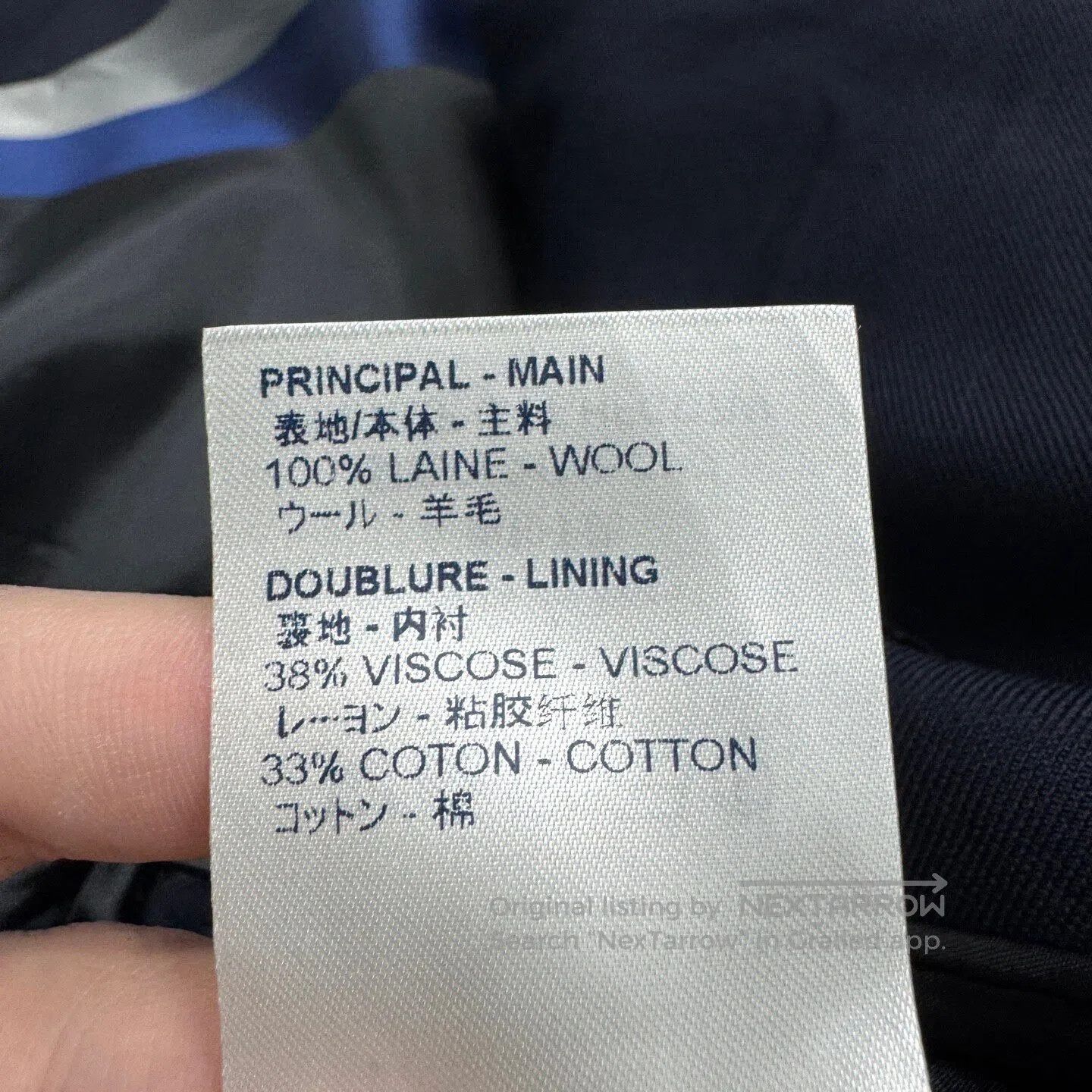 Louis Vuitton Louis Vuitton Double-breasted wool suit jacket| Size 50R - 4 Thumbnail