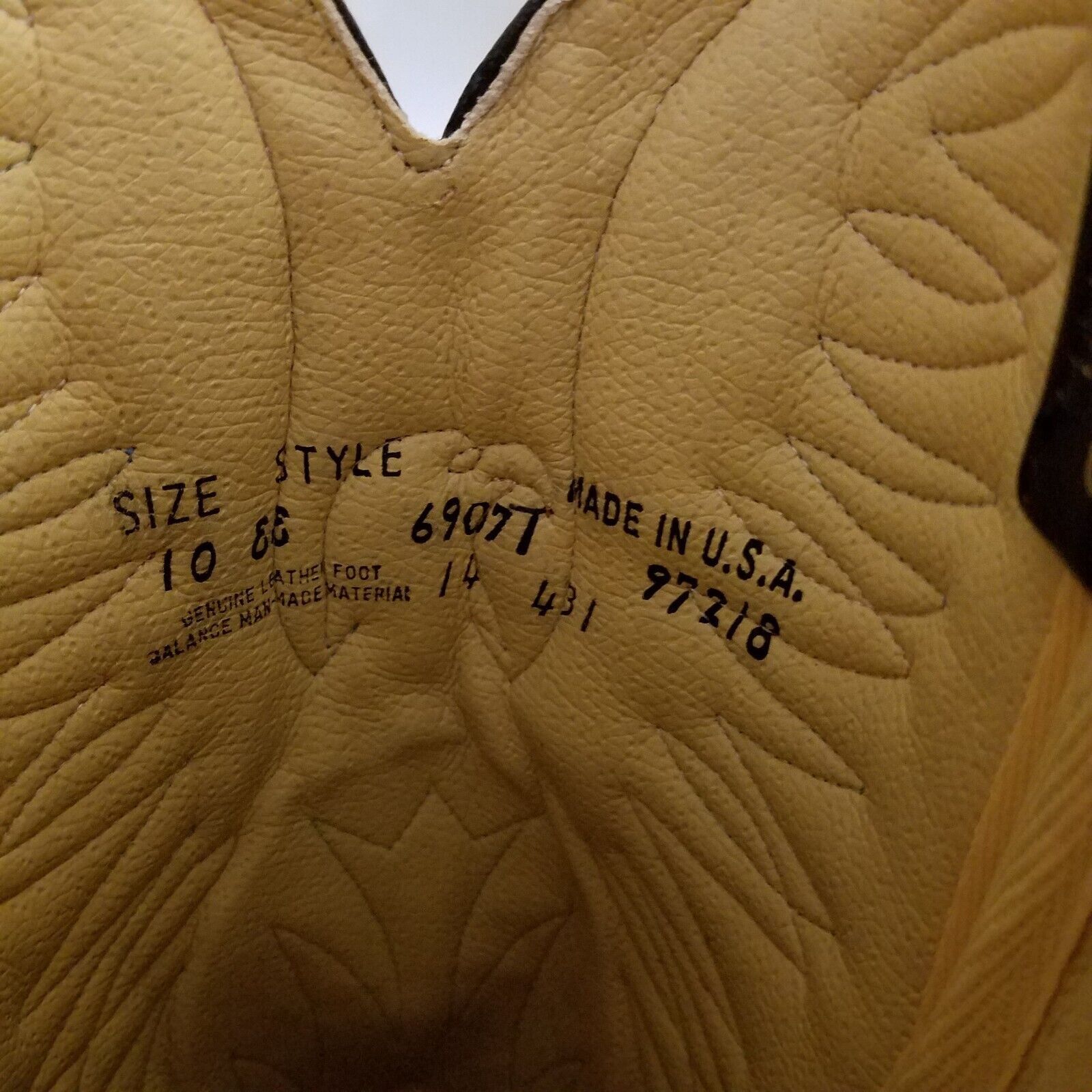 Vintage Sheplers Apple Eagle Embroidered Harness Cowboy Boots 10 EE Size US 10 / EU 43 - 11 Thumbnail