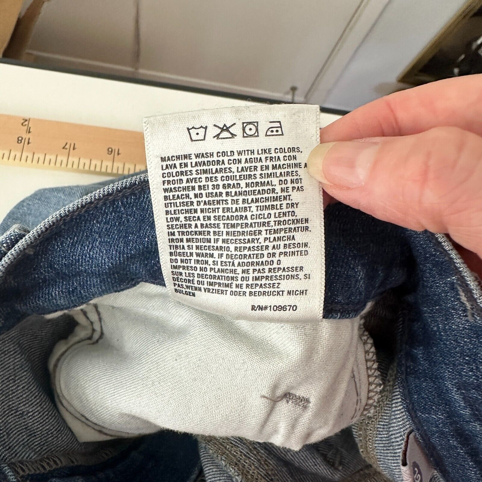 Citizens Of Humanity Revolve Citizens of Humanity Lt Wash Midrise Skinny Jean 28 Size 28" / US 6 / IT 42 - 11 Thumbnail