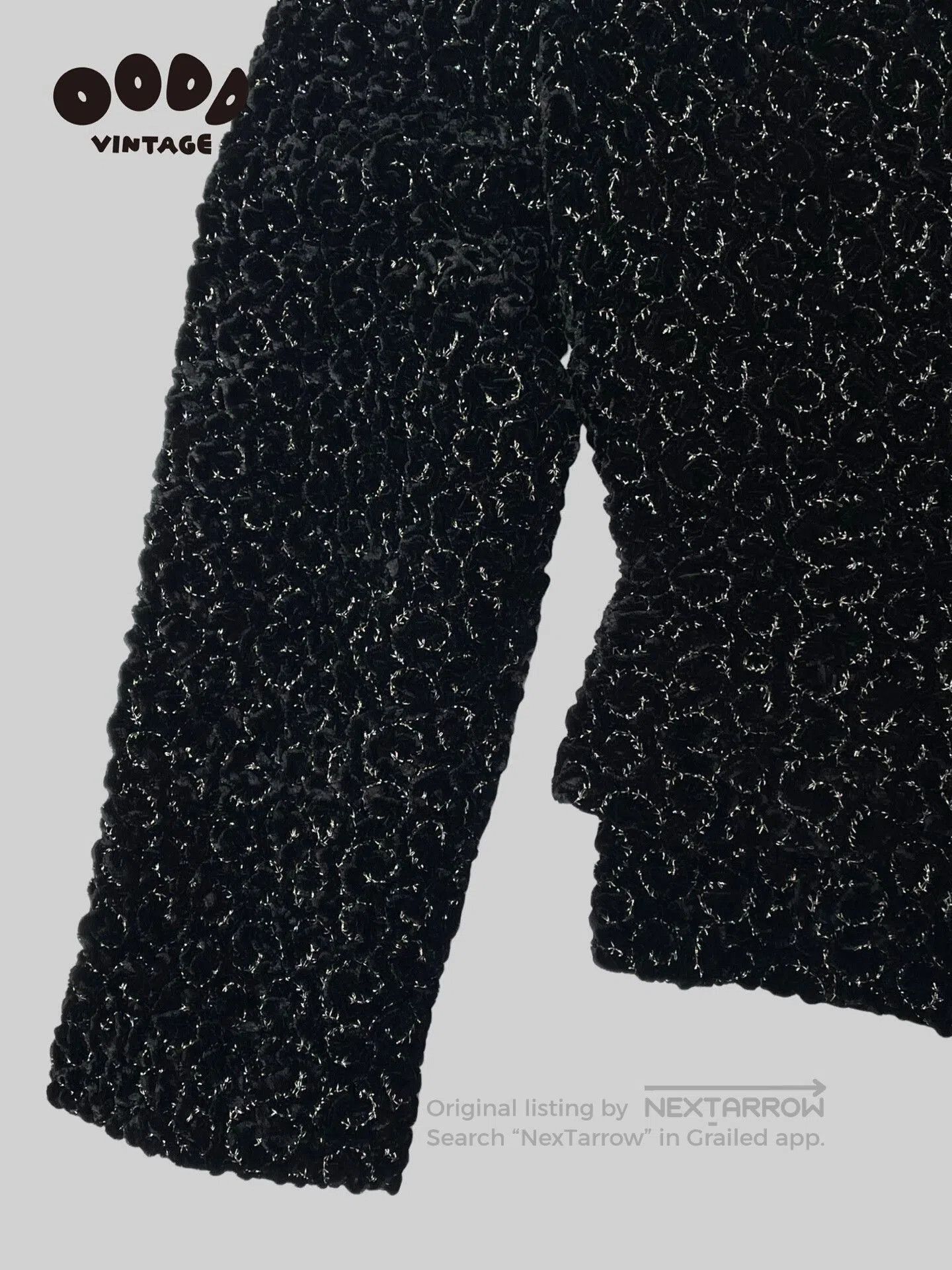 Dior Christian Dior Velvet Embroidered Jacket Set. Size XS / US 0-2 / IT 36-38 - 8 Thumbnail
