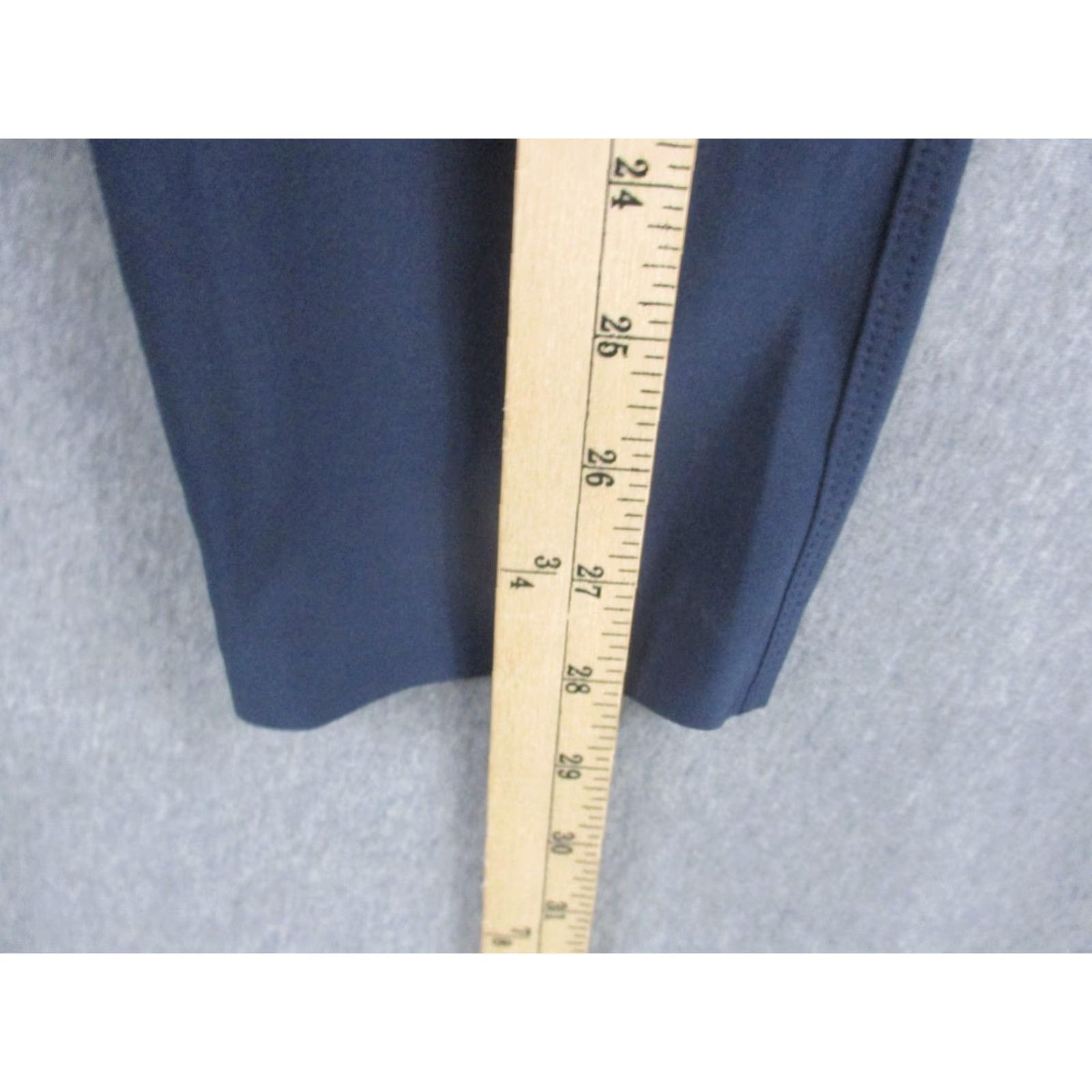 Athleta Athleta Pants Womens 4 Blue Paperbag Waist Belted Tapered Ankle Pockets Size 27" / US 4 / IT 40 - 4 Thumbnail