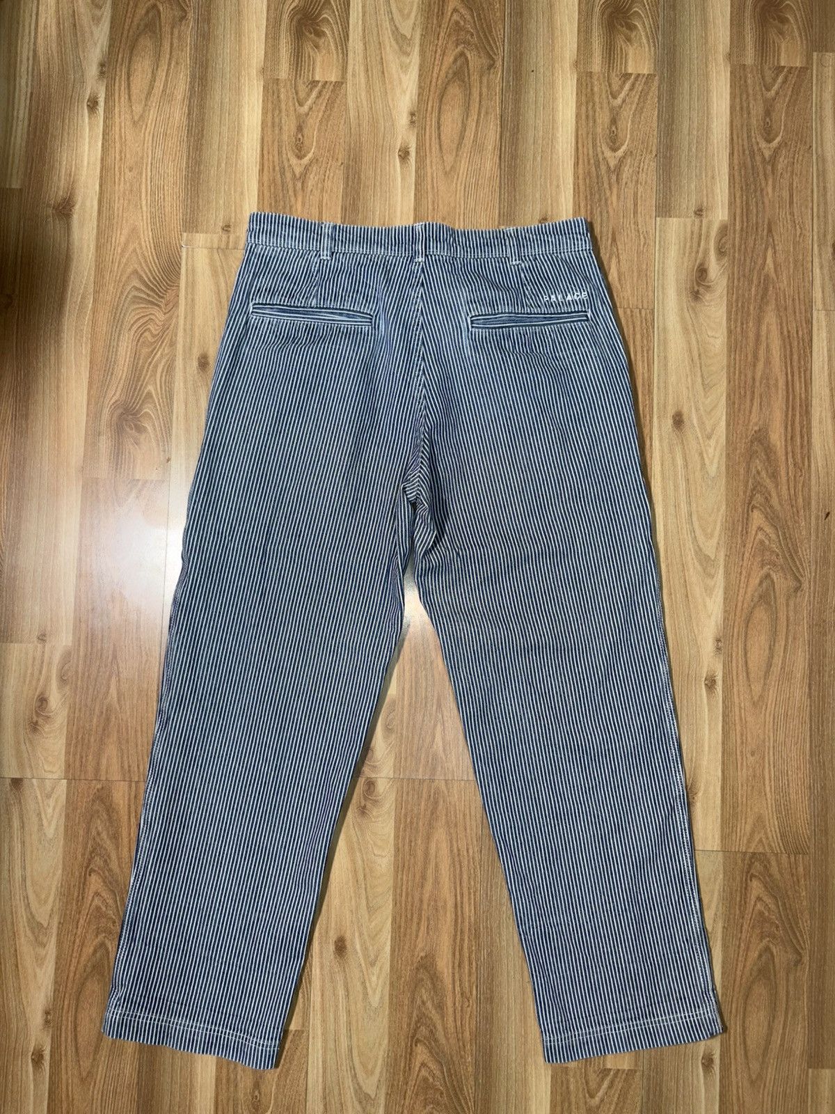 Palace Palace Skateboards Hickory Stripe Kosh TrouserWorkwear Pants Size US 32 / EU 48 - 4 Thumbnail