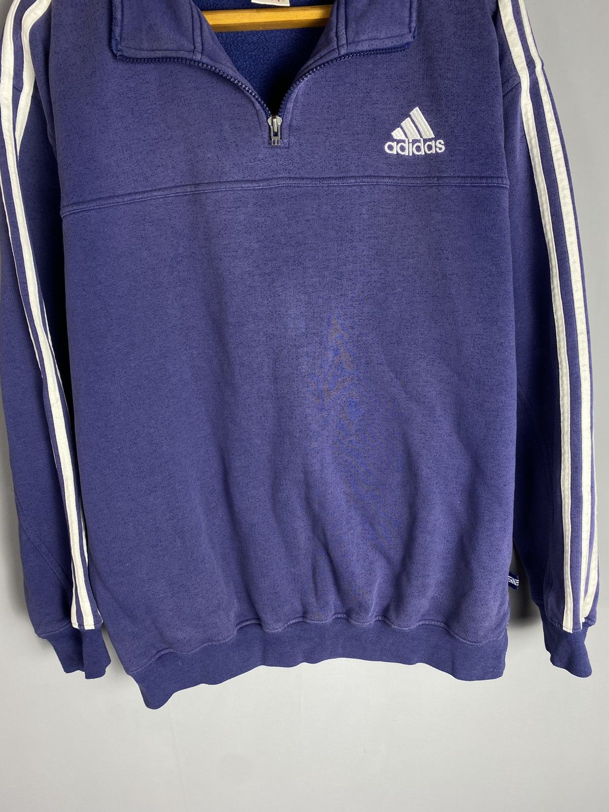 Adidas Vintage 90s adidas sweatshirt Size US L / EU 52-54 / 3 - 3 Thumbnail