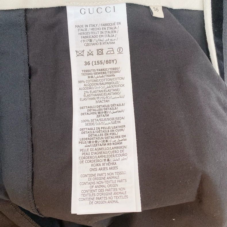 Gucci Gucci Black velvet pants Size 24" / US 00 / IT 34 - 4 Thumbnail