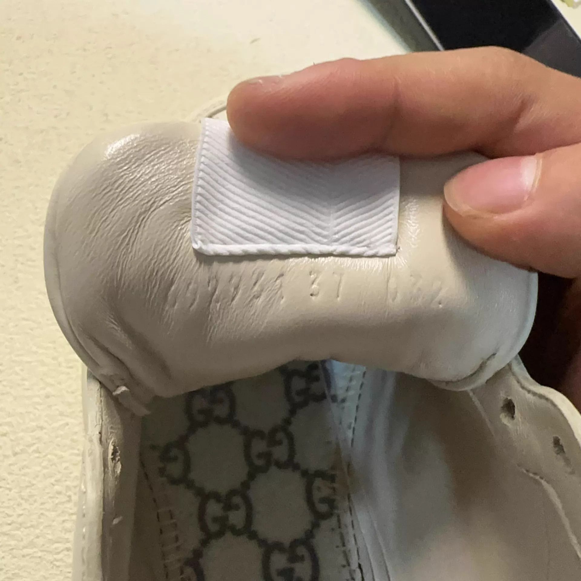 Gucci GUCCI Women's Off-White Leather Dad Sneaker Size US 6.5 / IT 36.5 - 5 Thumbnail