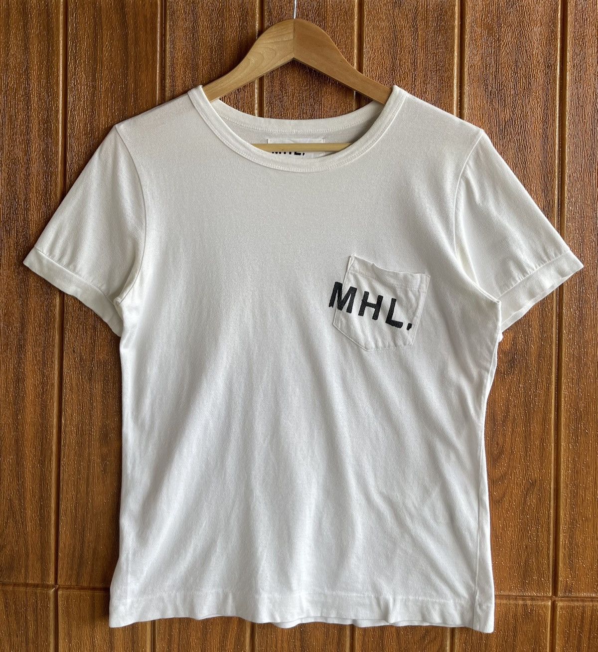 Margaret Howell Vintage’y2k🔥MARGARET HOWELL🔥Plain Pocket White Tshirt Size US M / EU 48-50 / 2 - 1 Thumbnail