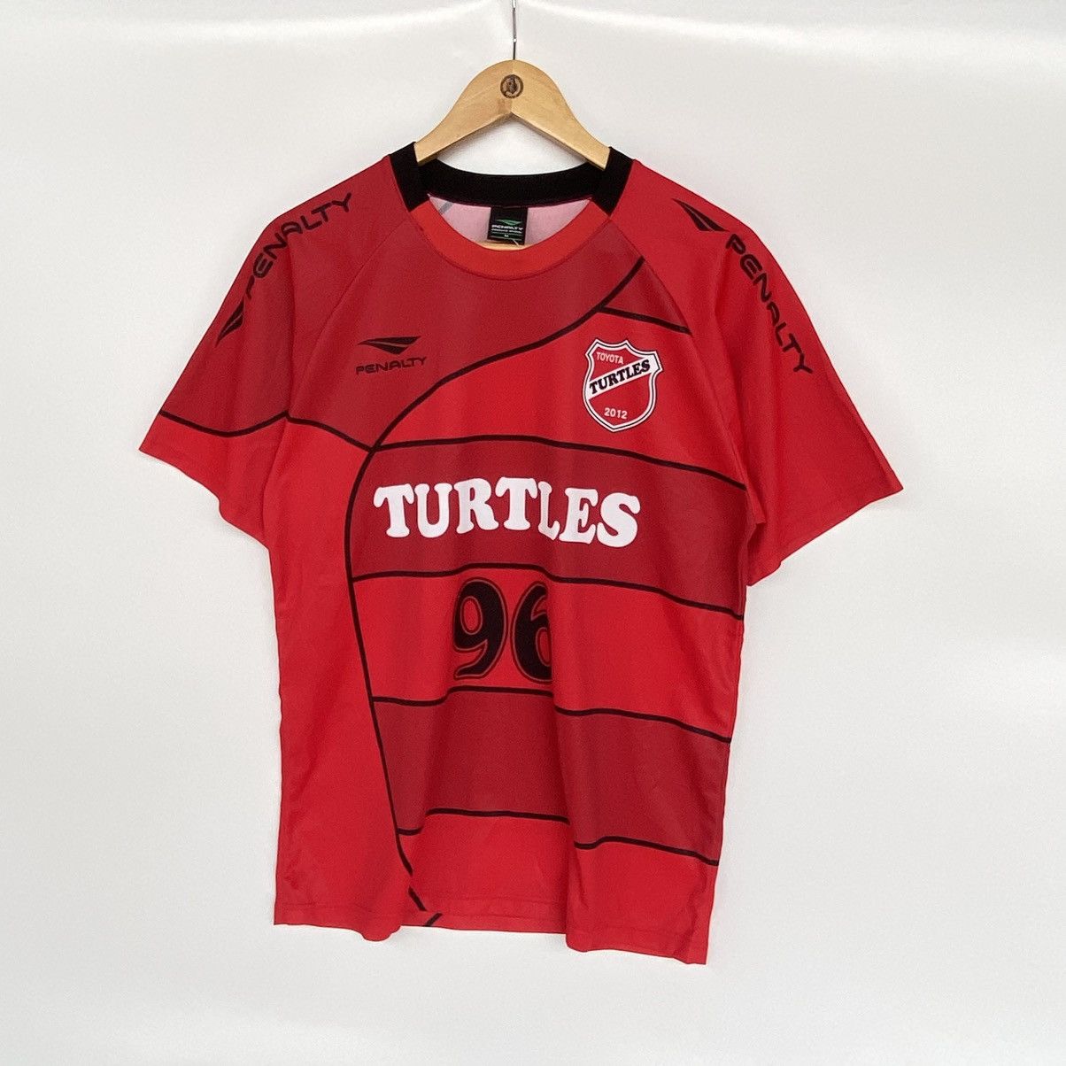 Other Vintage Turtles FC Soccer Jersey Red/Black Pullover Size M Size US M / EU 48-50 / 2 - 2 Thumbnail