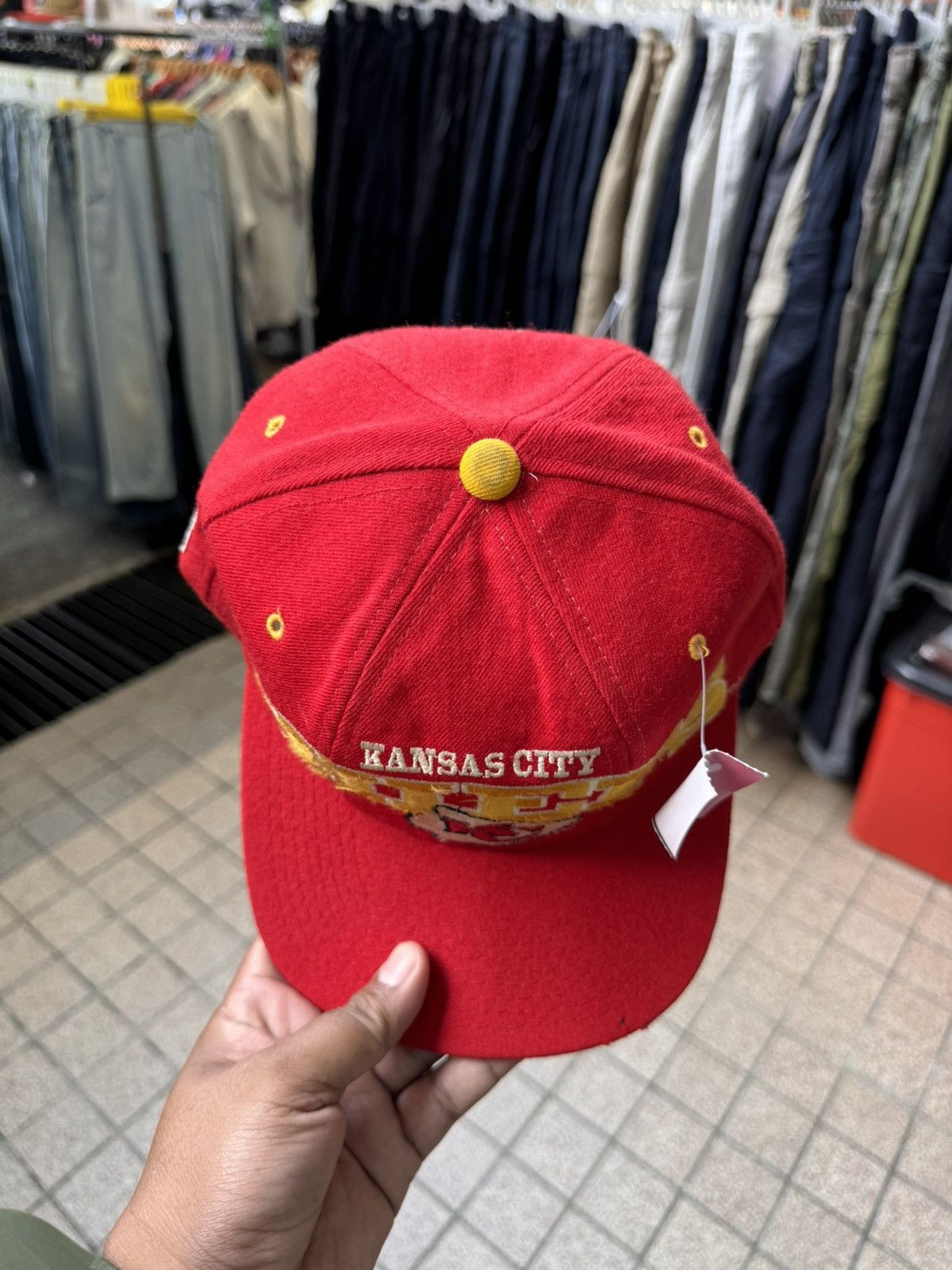 NFL × Starter × Vintage Vintage Kansas City Chiefs Pro Line Starter Size ONE SIZE - 3 Thumbnail