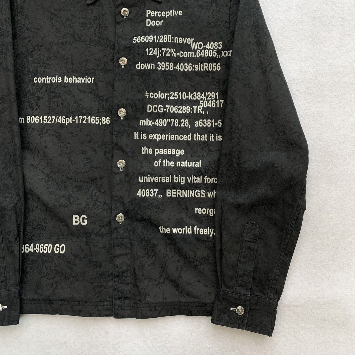 Japanese Brand 2000s Bernings Sho Digital Chaos Printed Shirt Jacket Size US M / EU 48-50 / 2 - 3 Thumbnail