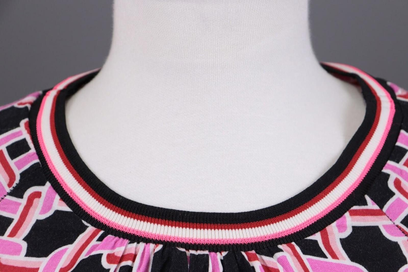 Designer Emily Van Den Bergh Black Сhains Print Blouse Shirt Sz 46 Size M / US 6-8 / IT 42-44 - 4 Thumbnail
