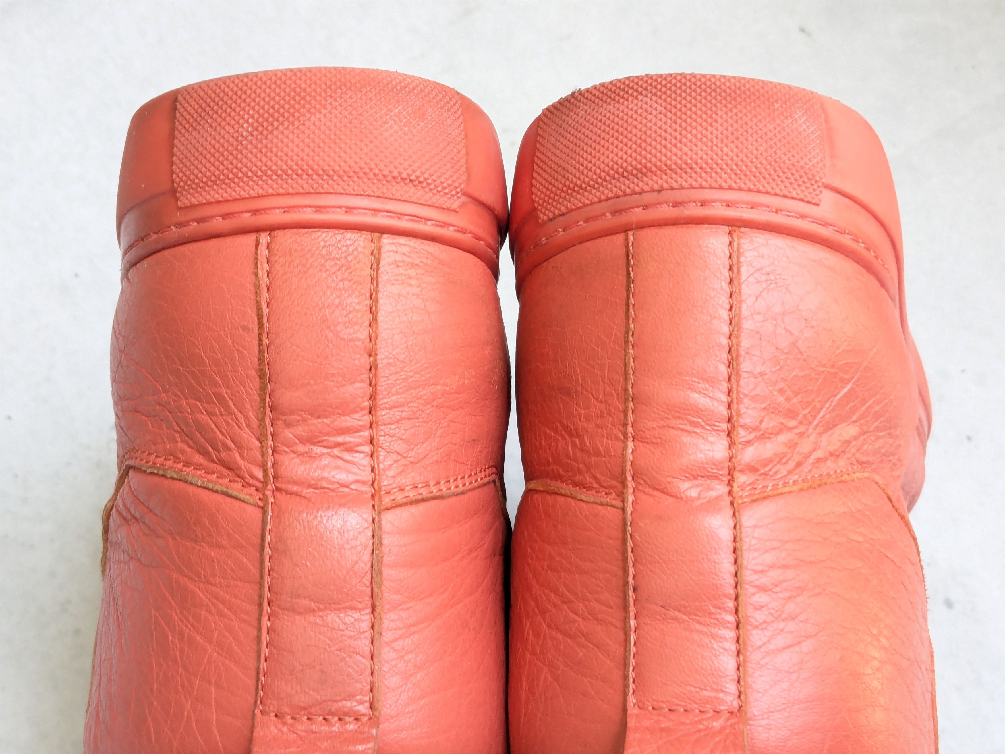 Balenciaga Balenciaga Arena Sneakers Orange High Tops Leather Size US 11 / EU 44 - 10 Thumbnail
