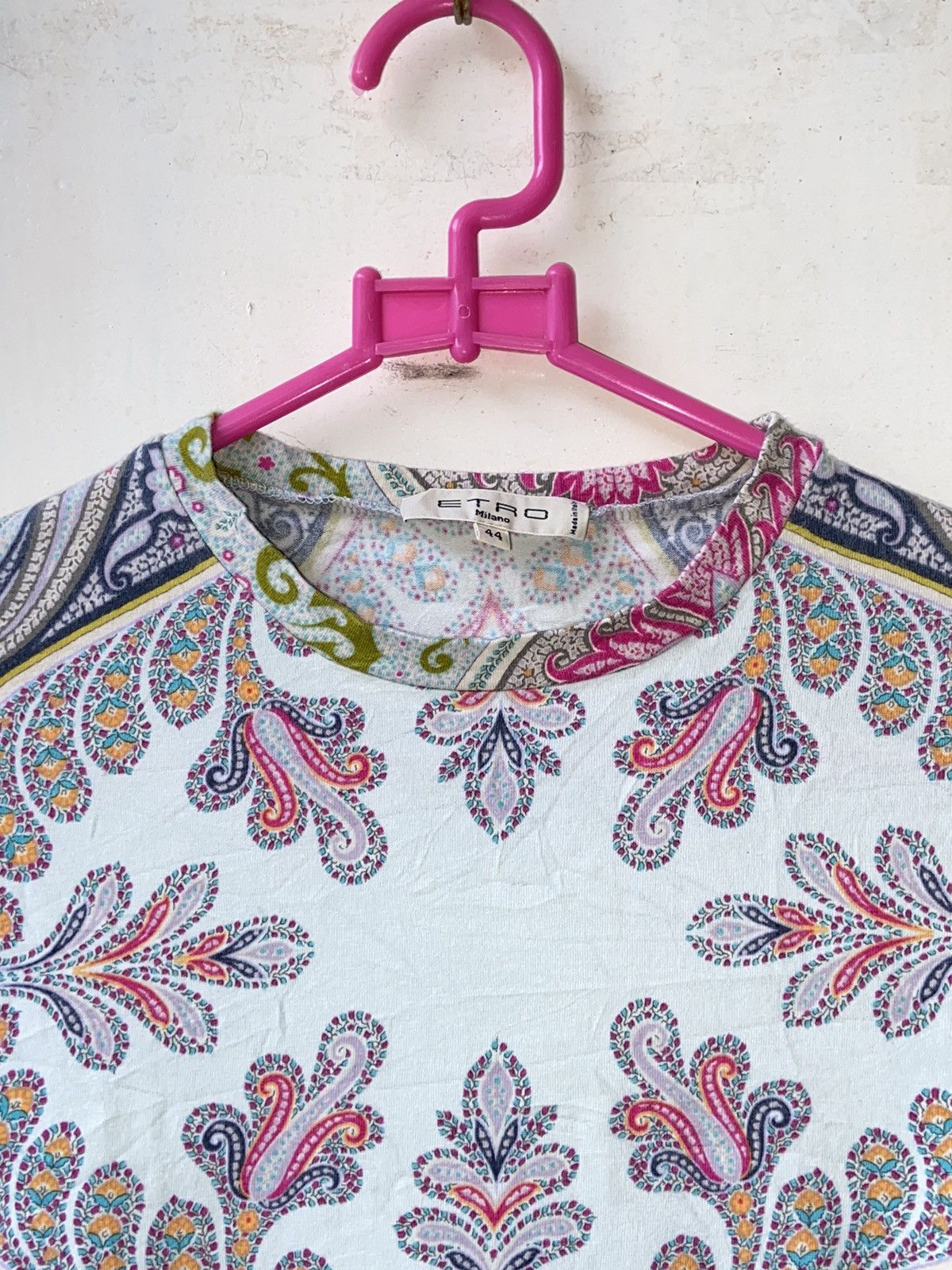 Designer × Etro ETRO Patterned T-Shirt Size S / US 4 / IT 40 - 9 Thumbnail