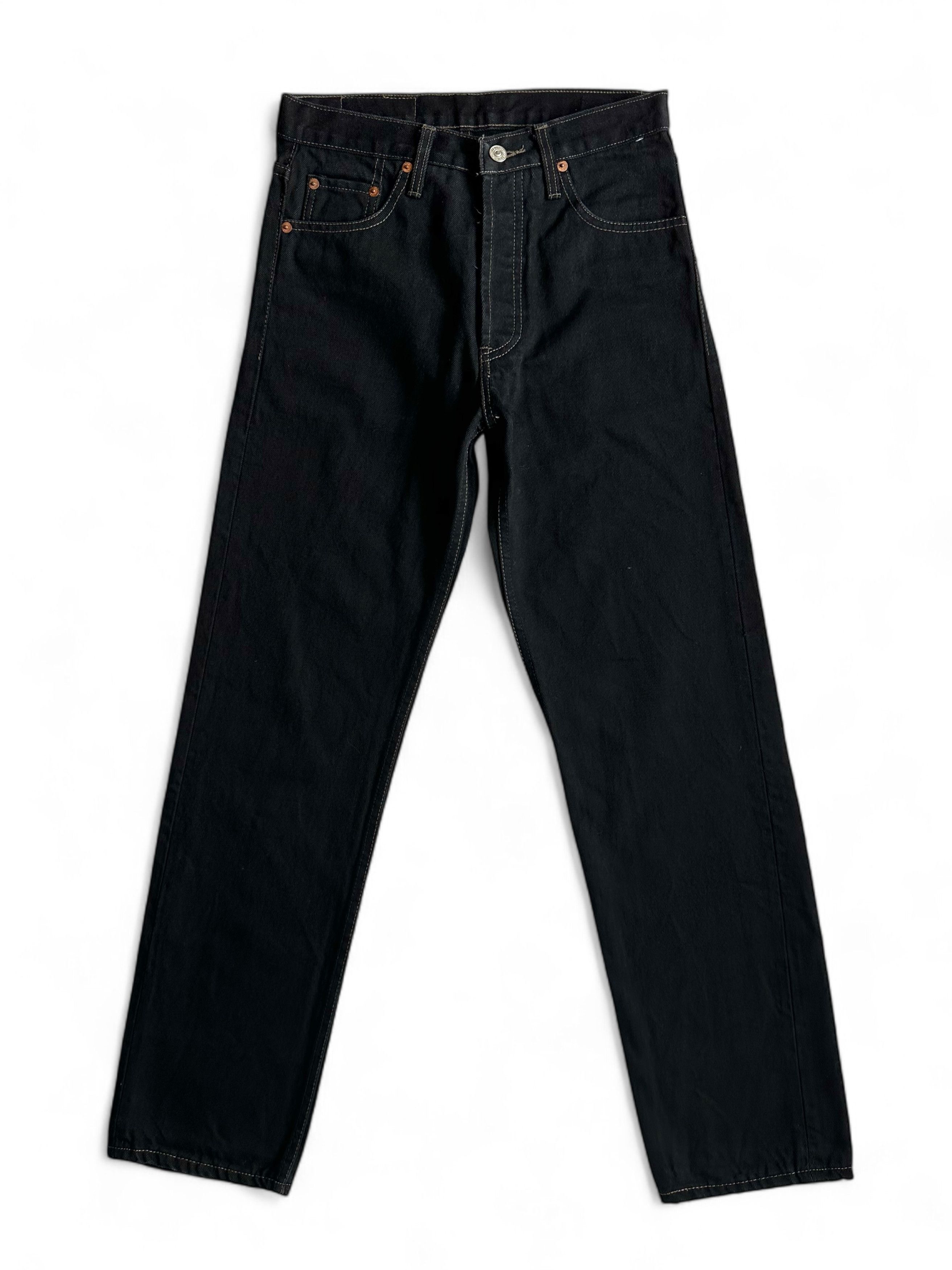 Levi's × Vintage Vintage 90's Lev's 501 Made In USA Denim Jeans Size 30" / US 8 / IT 44 - 1 Thumbnail
