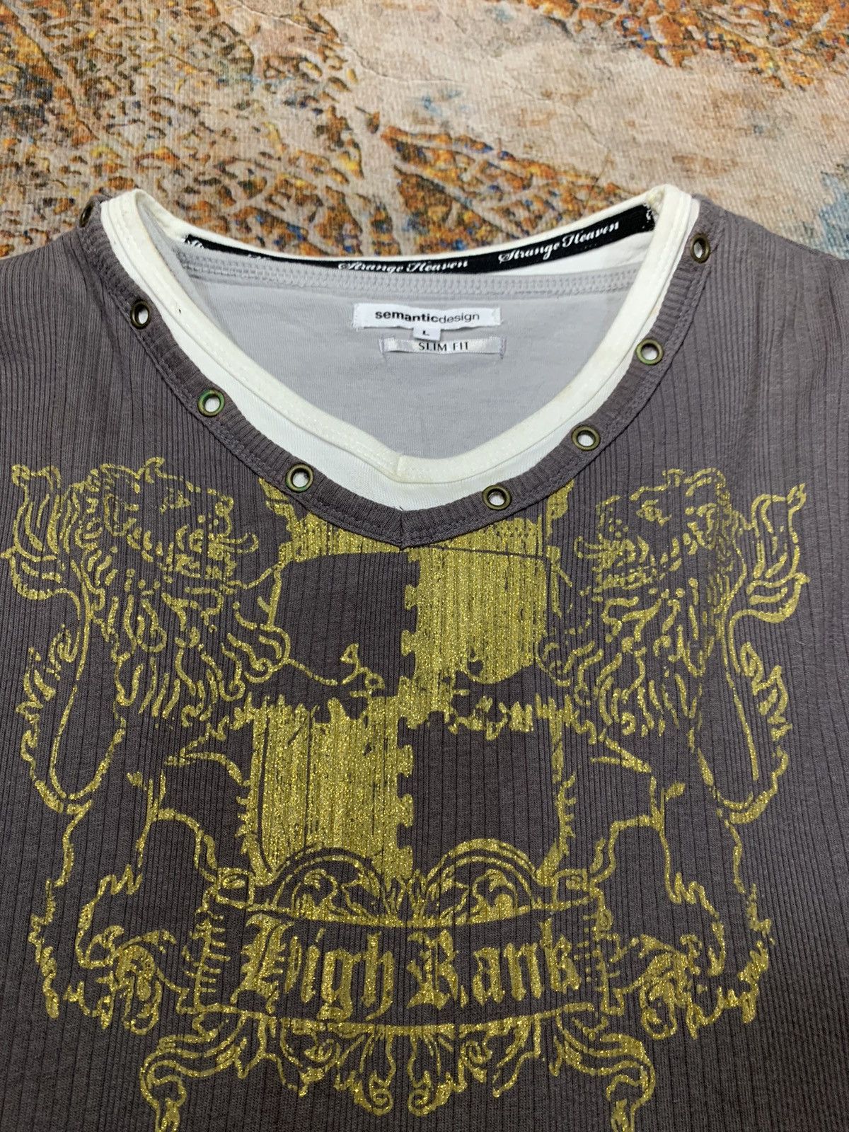 Hysteric Glamour 2in1 double layers poem distressed tshirts Size US M / EU 48-50 / 2 - 3 Thumbnail
