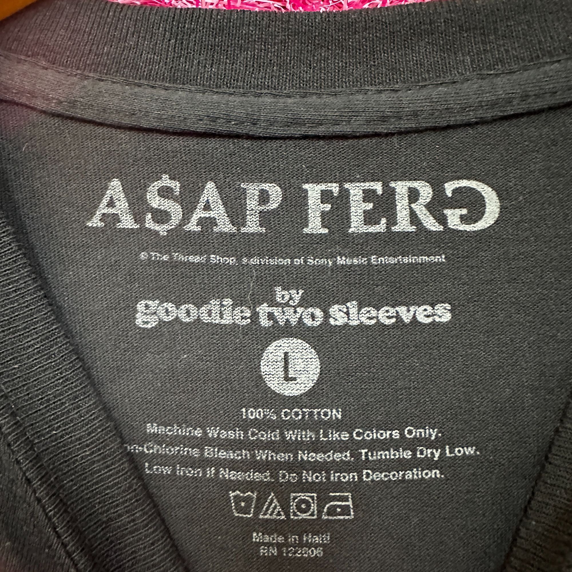 Rap Tees ASAP Ferg Always Strive and Prosper Rap Tshirt size Large Size US L / EU 52-54 / 3 - 4 Thumbnail