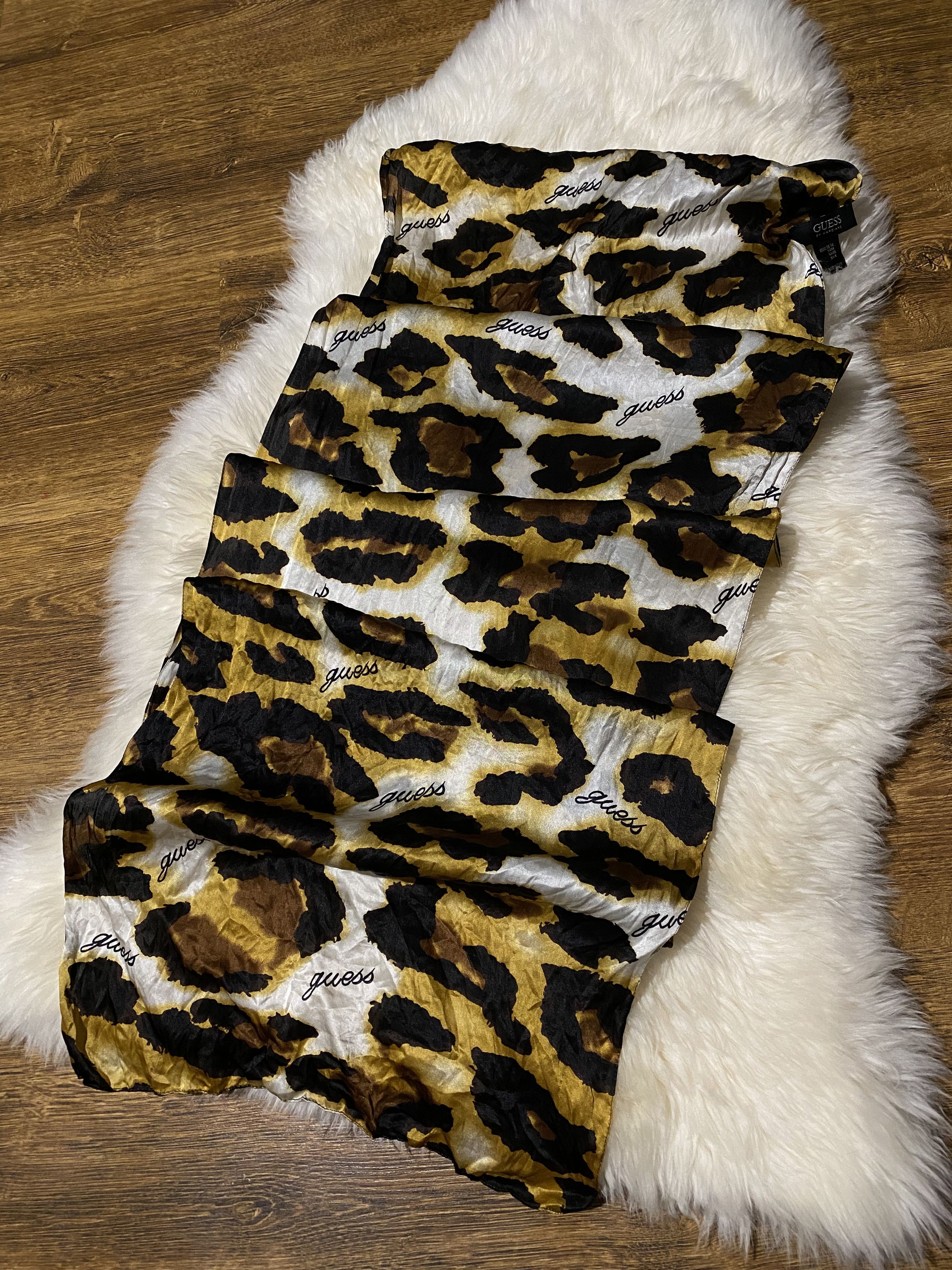 Guess Guess Leopard scarf Size ONE SIZE - 4 Thumbnail