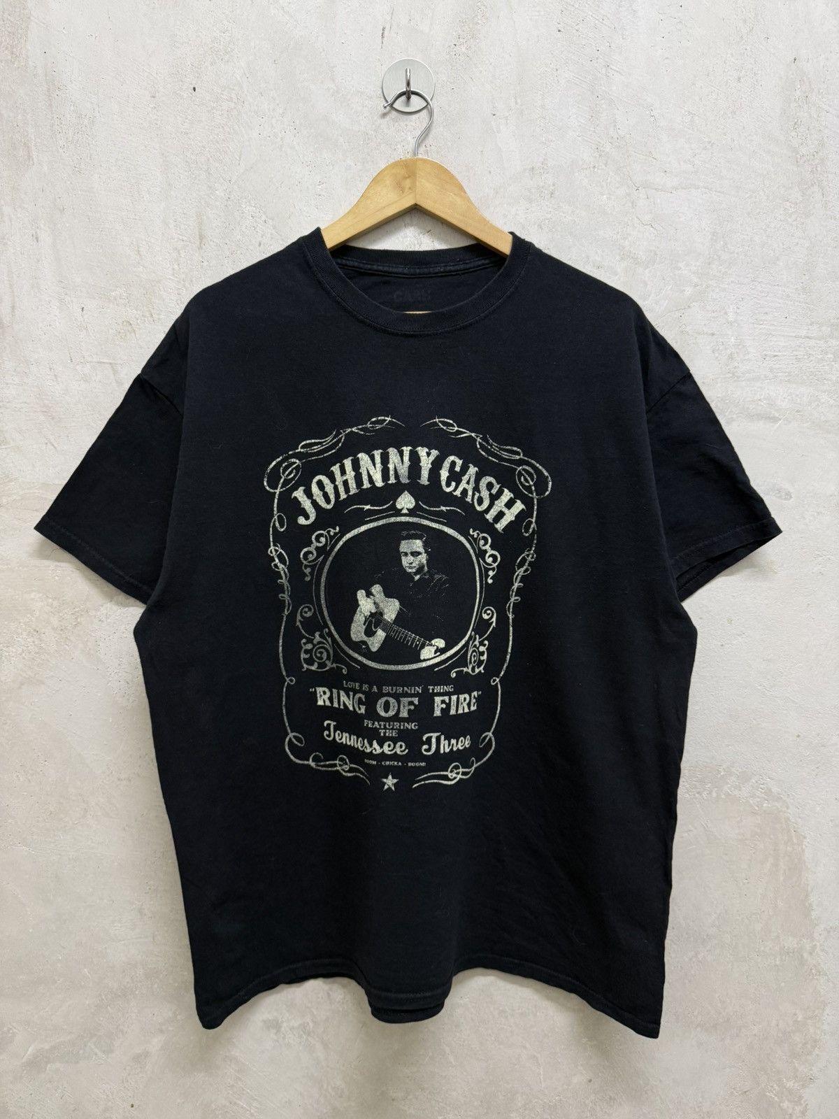 Band Tees 2000s Johnny Cash Solo Singer Shirt Size US L / EU 52-54 / 3 - 1 Thumbnail